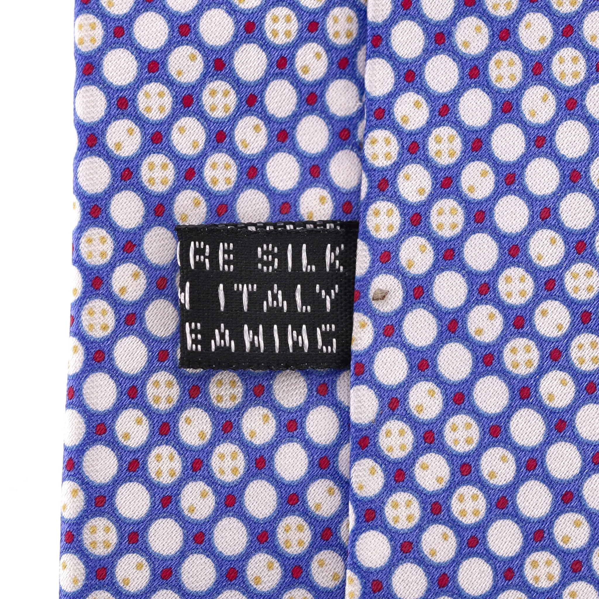 Stefano Ricci Printed Silk Tie With Swarovski Crystals - Image 9