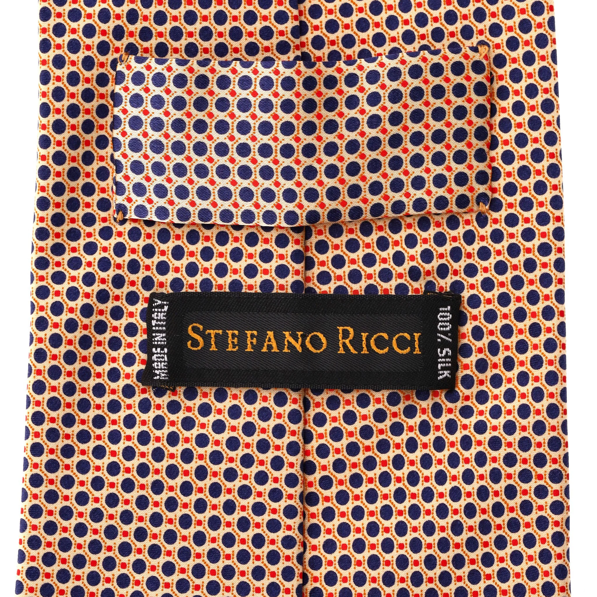 Stefano Ricci Printed Silk Tie With Swarovski Crystals - Image 7