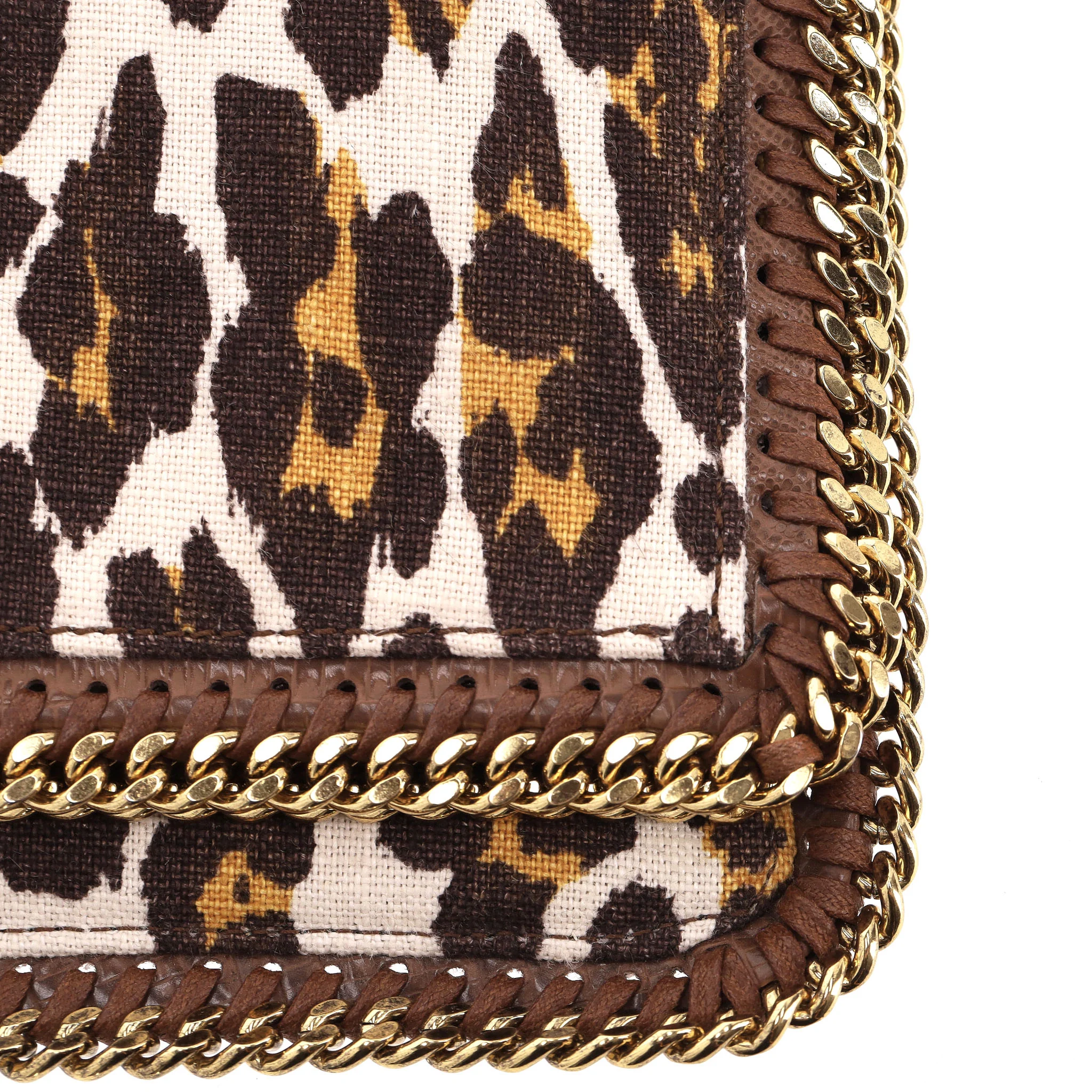 Stella McCartney Falabella Leopard Print Canvas Clutch Bag - Image 11