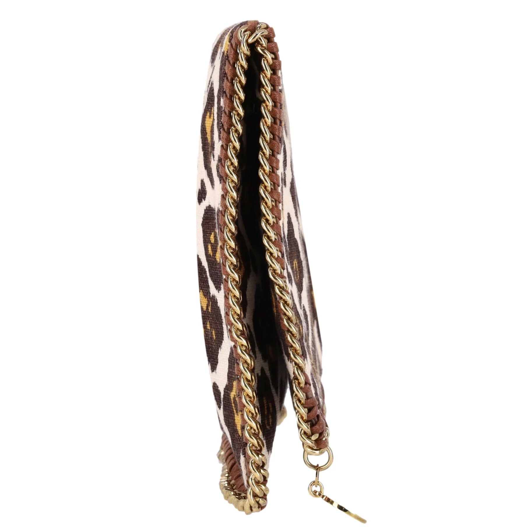 Stella McCartney Falabella Leopard Print Canvas Clutch Bag - Image 3