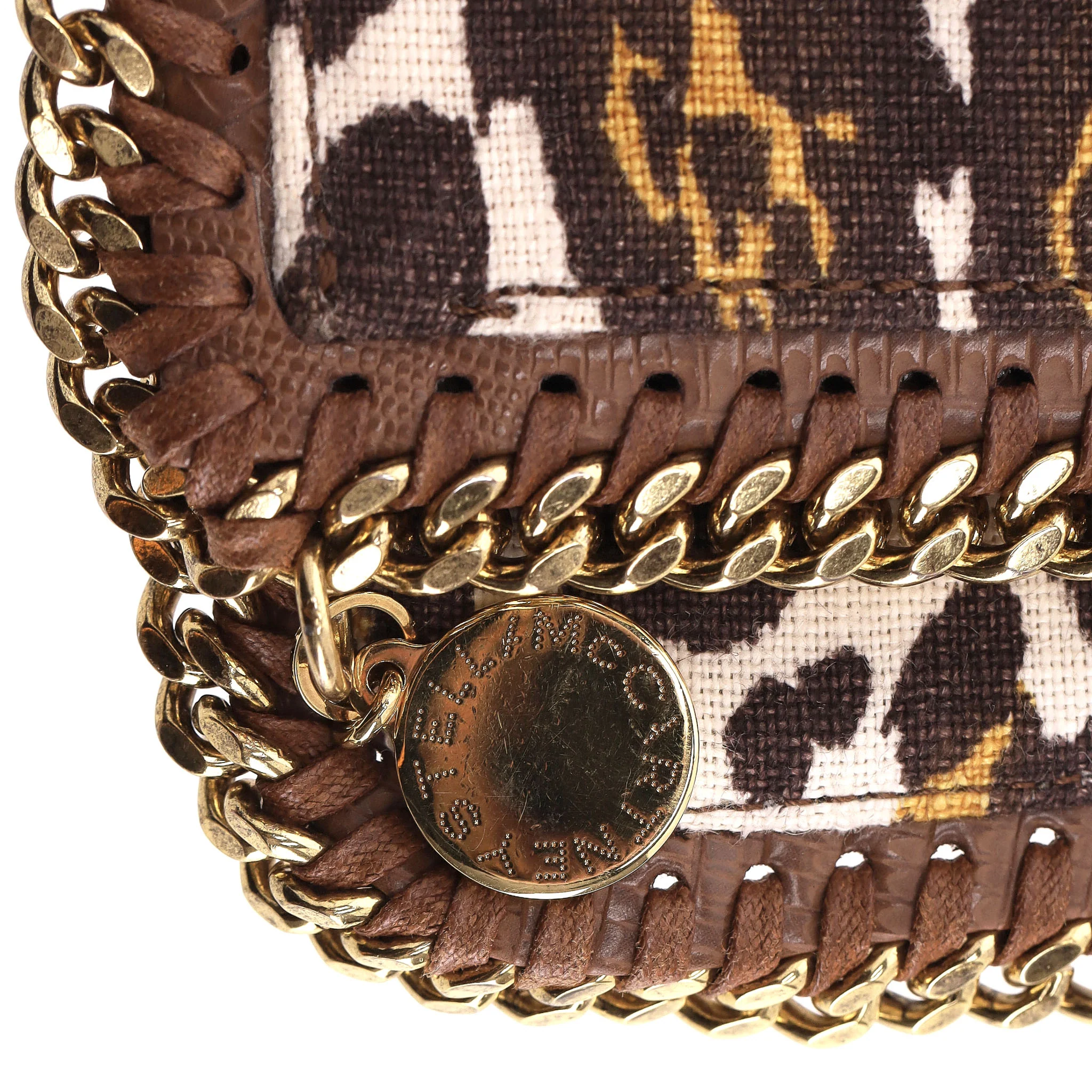 Stella McCartney Falabella Leopard Print Canvas Clutch Bag - Image 8