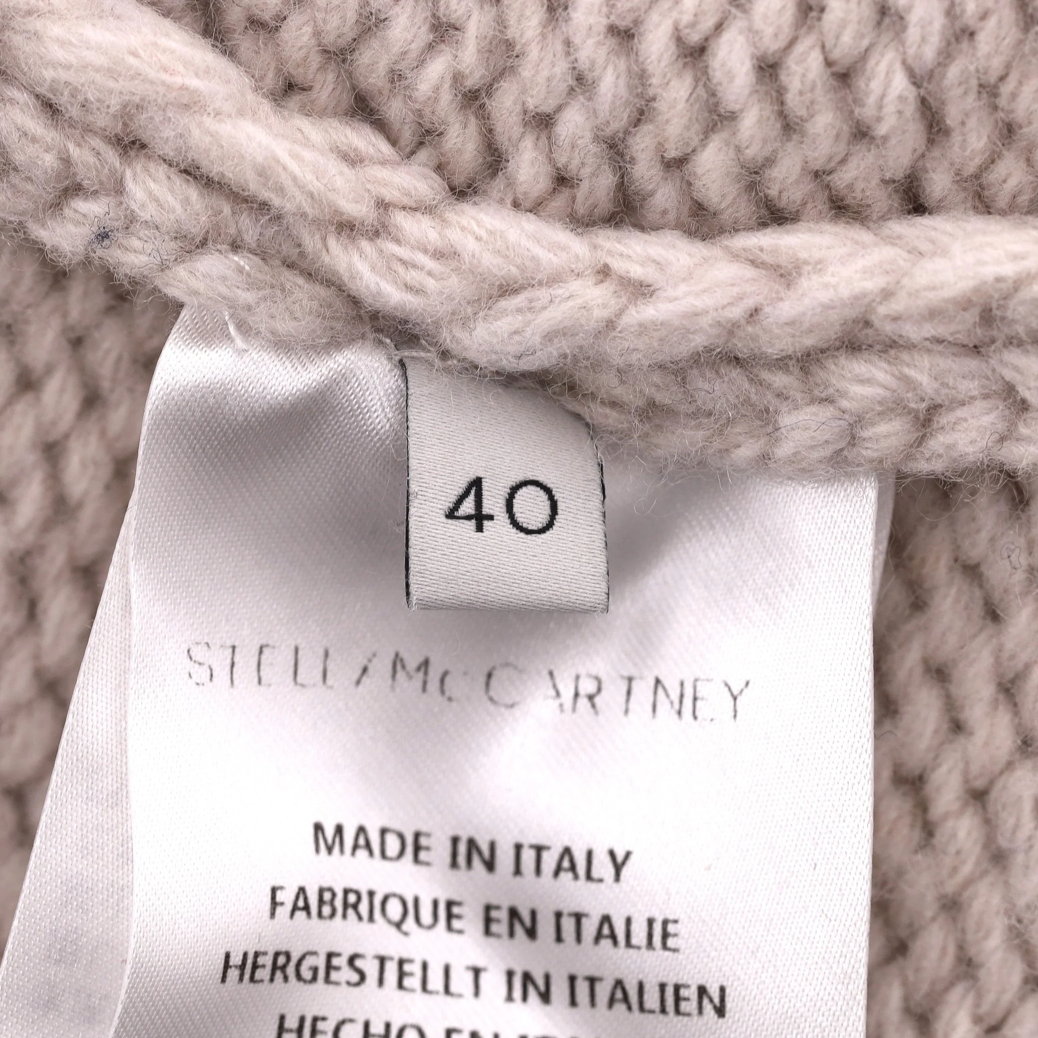 Stella McCartney' All Is Love' Intarsia Virgin Wool Cardigan. Size 40IT - Image 7