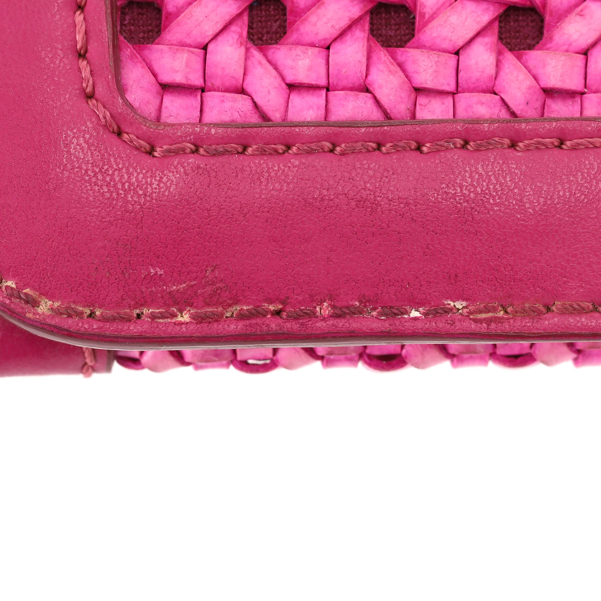Stella McCartney Vegan Leather Woven Crossbody Bag - Image 12