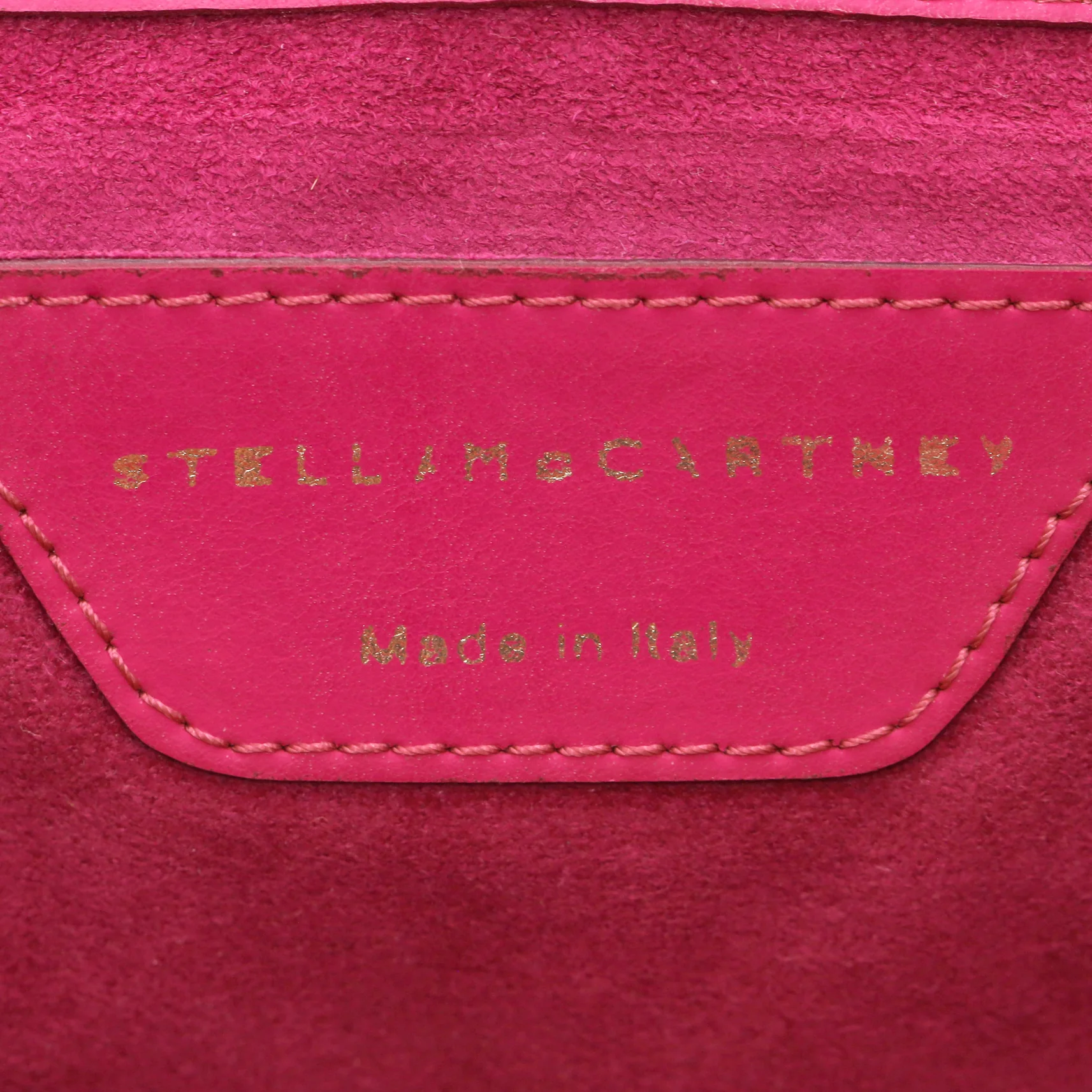 Stella McCartney Vegan Leather Woven Crossbody Bag - Image 7
