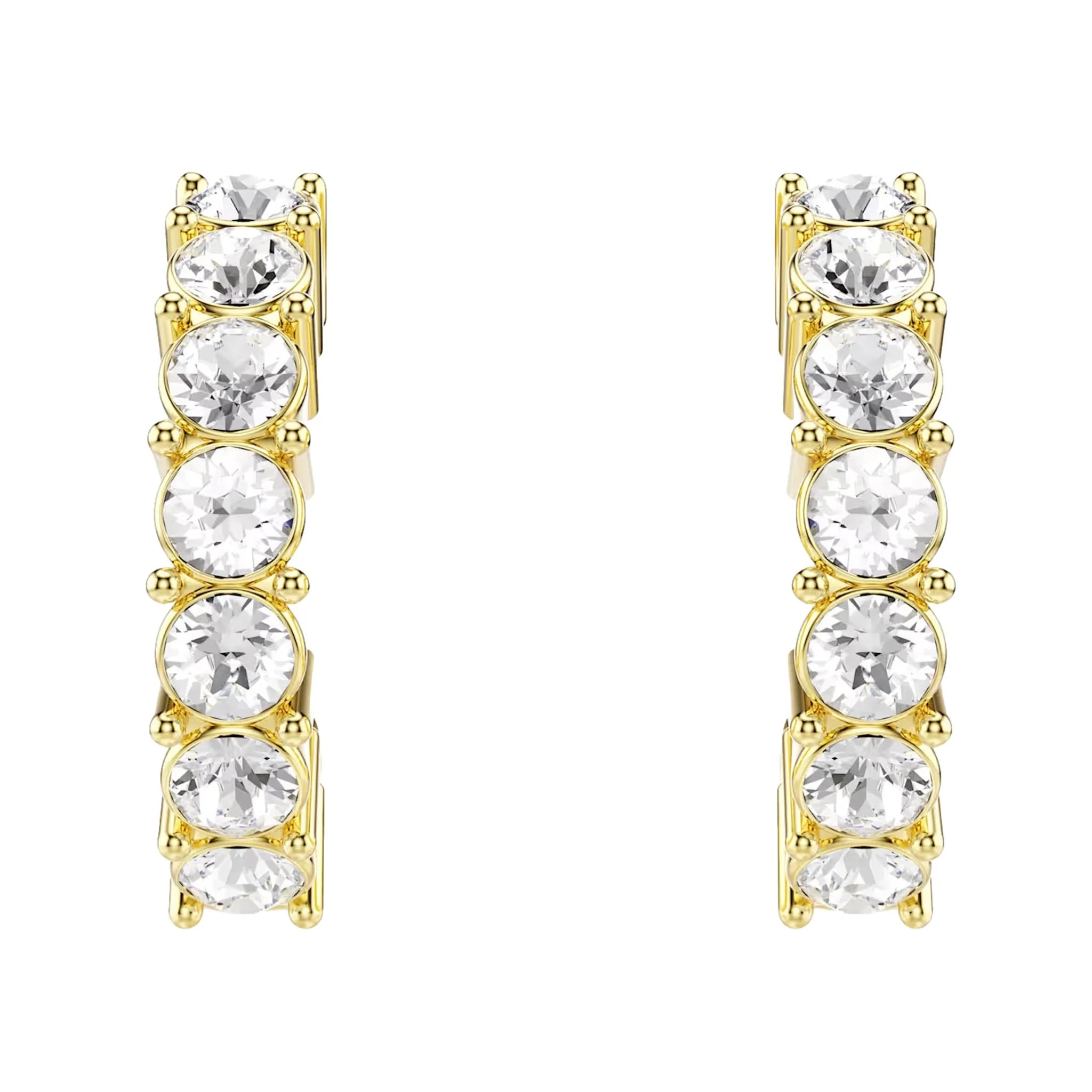 Swarovski Crystal Hoop Earrings