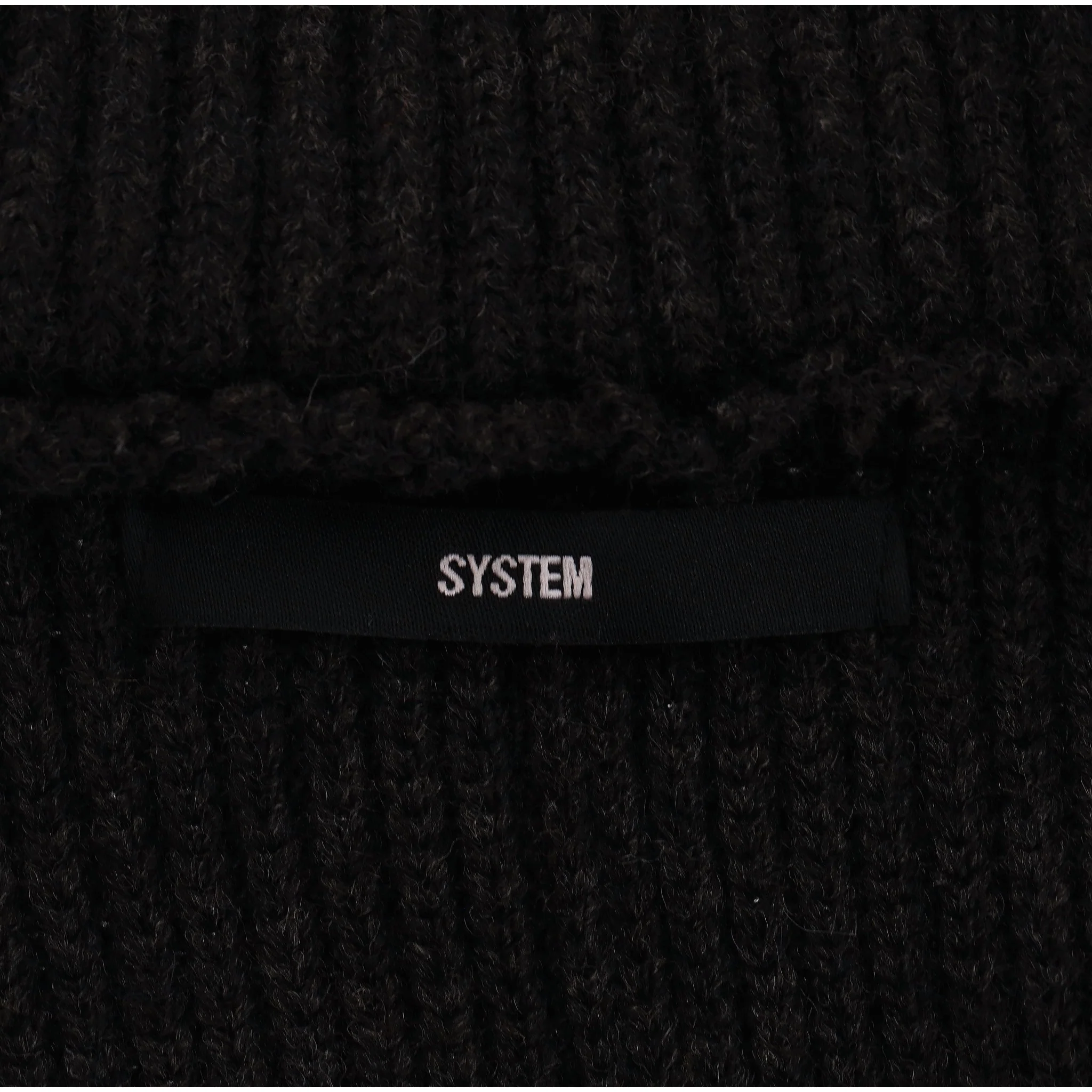 System Alpaca & Wool Blend Zipped Cardigan. Size L - Image 5