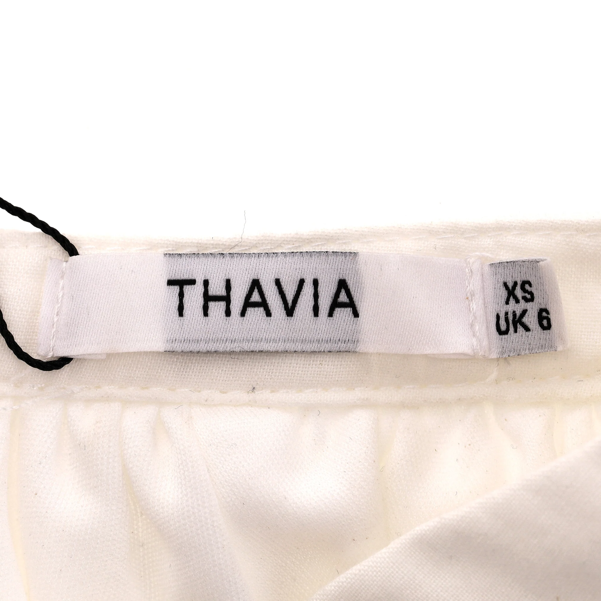 Thavia Poplin Balloon Sleeve Pleated Maxi Dress. Size XS - Image 6
