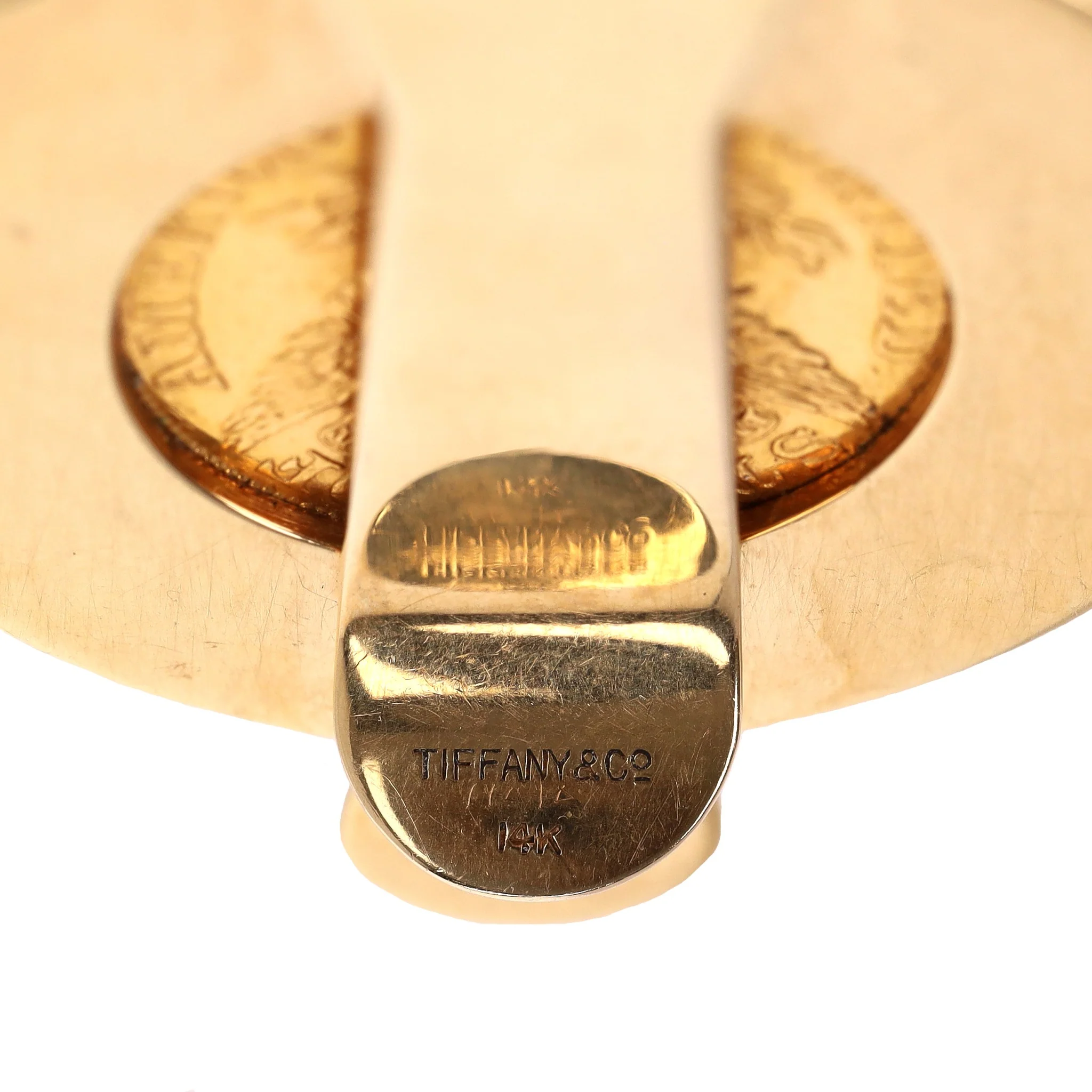 Tiffany & Co. 22k Gold Coronet Head Quarter Eagle Coin Money Clip - Image 6