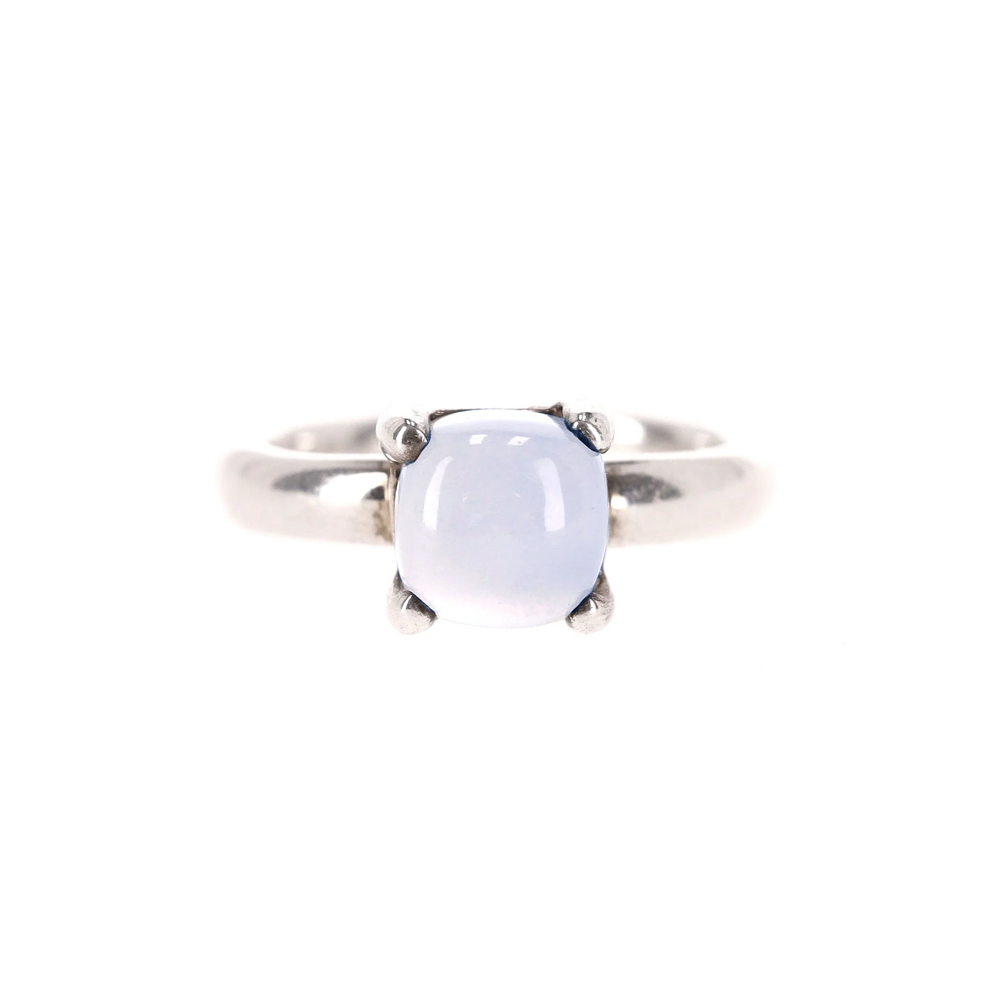 Tiffany & Co. Paloma Picasso Set Of Four - Sterling Silver Gem Stone Sugar Stacking Rings - Image 4