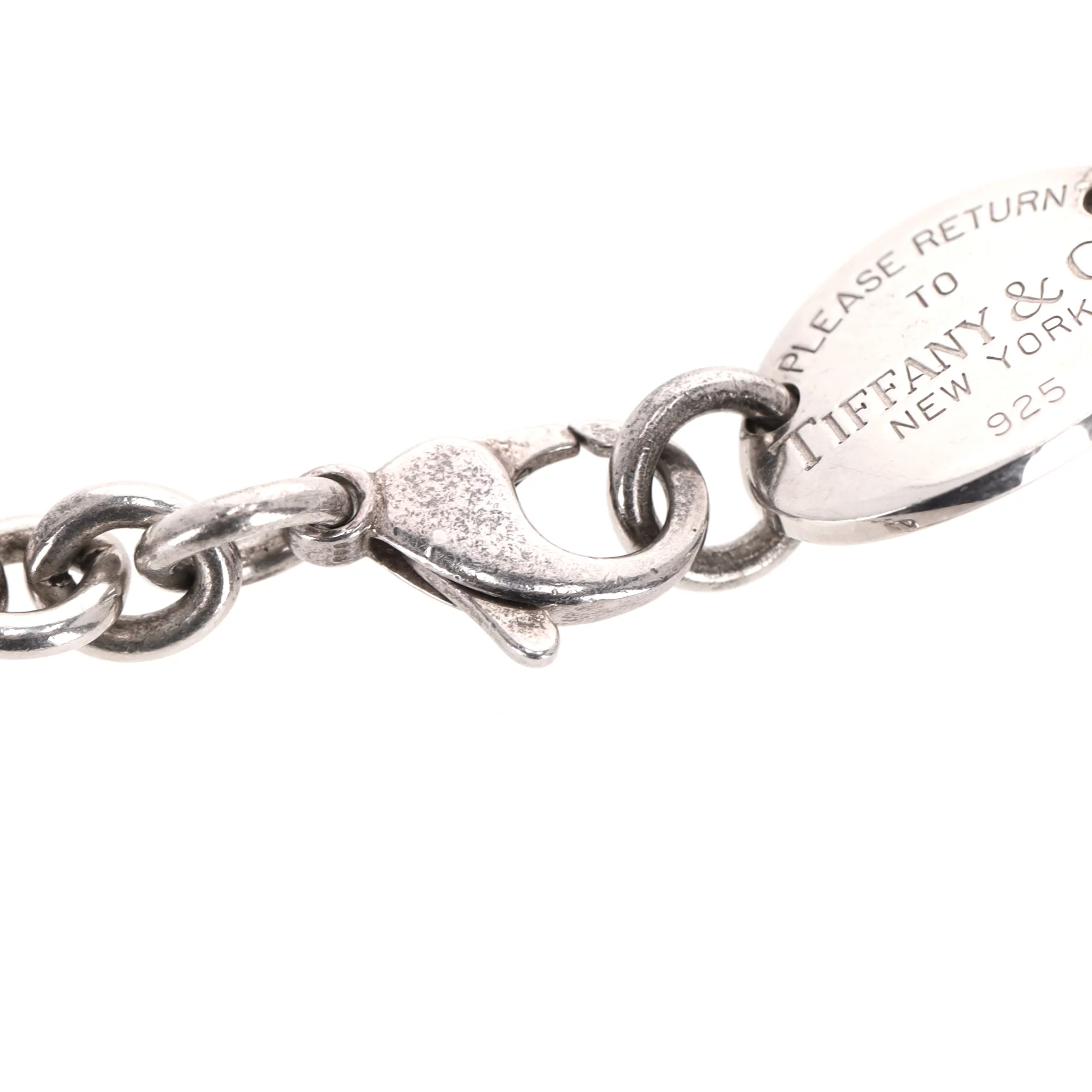 Tiffany & Co. Return To Tiffany 925 Sterling Silver Oval Tag Necklace - Image 6
