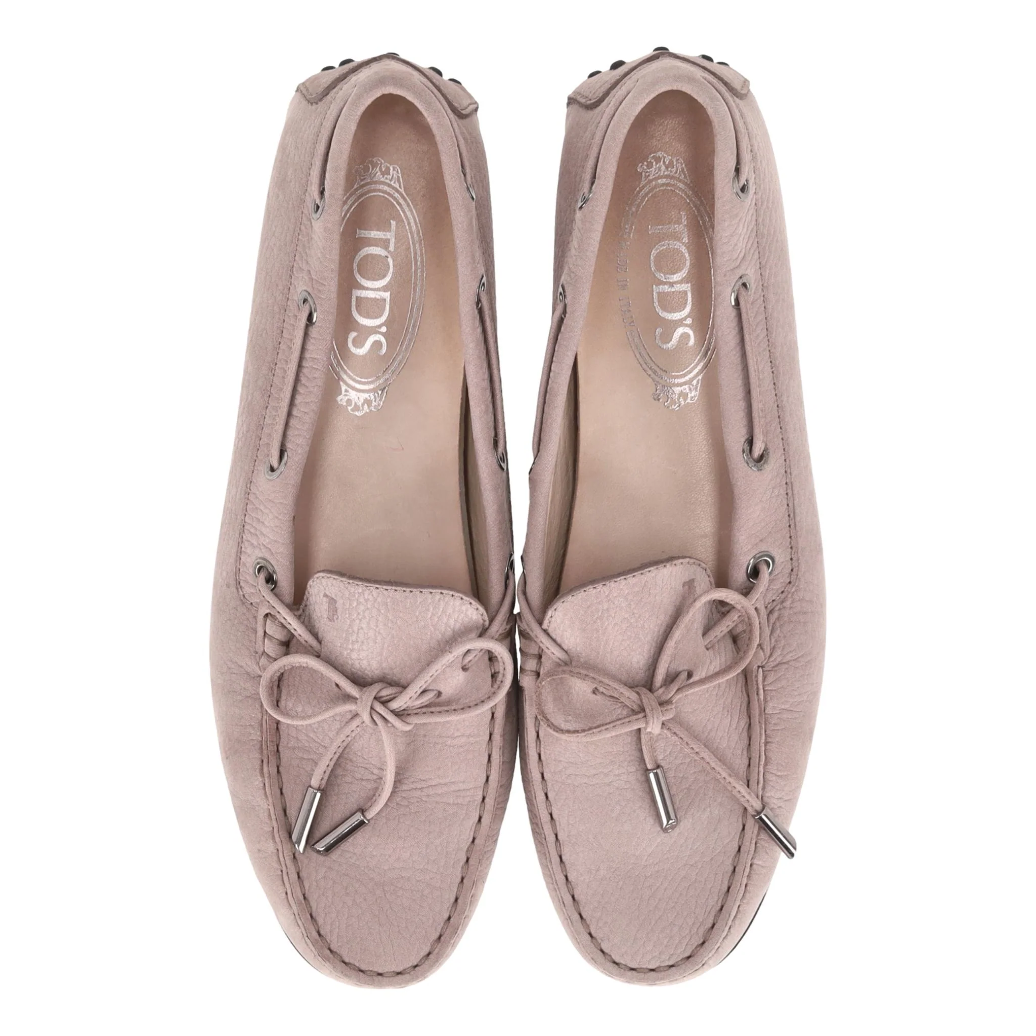 Tod's City Gommino Suede Loafers. Size 38.5