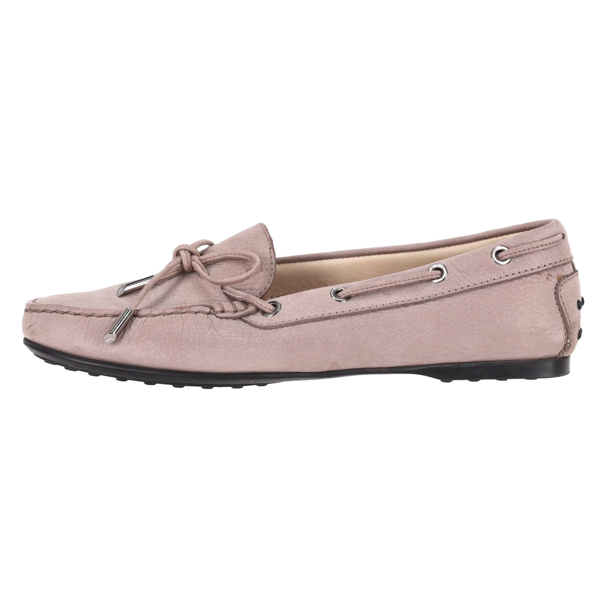 Tod's City Gommino Suede Loafers. Size 38.5 - Image 2