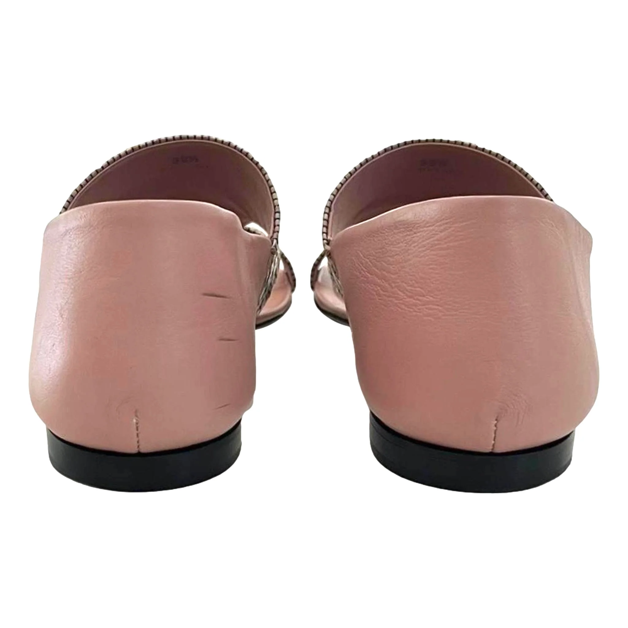 Tod's Snake Embossed Leather Sandals. Size 38.5 - Image 6