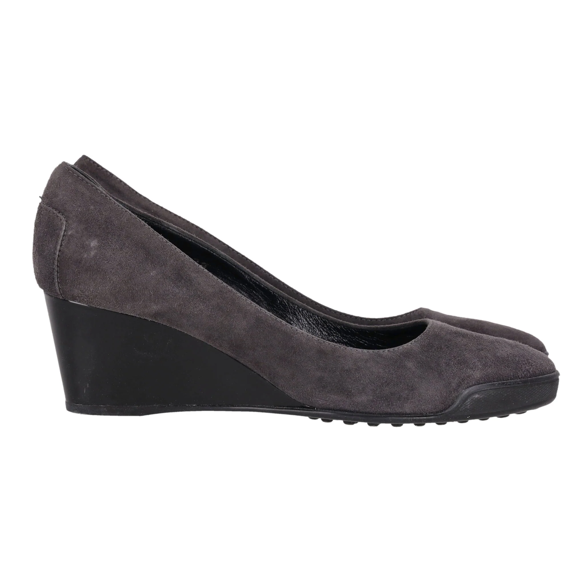 Tod's Suede Wedge Pumps. Size 38 - Image 3