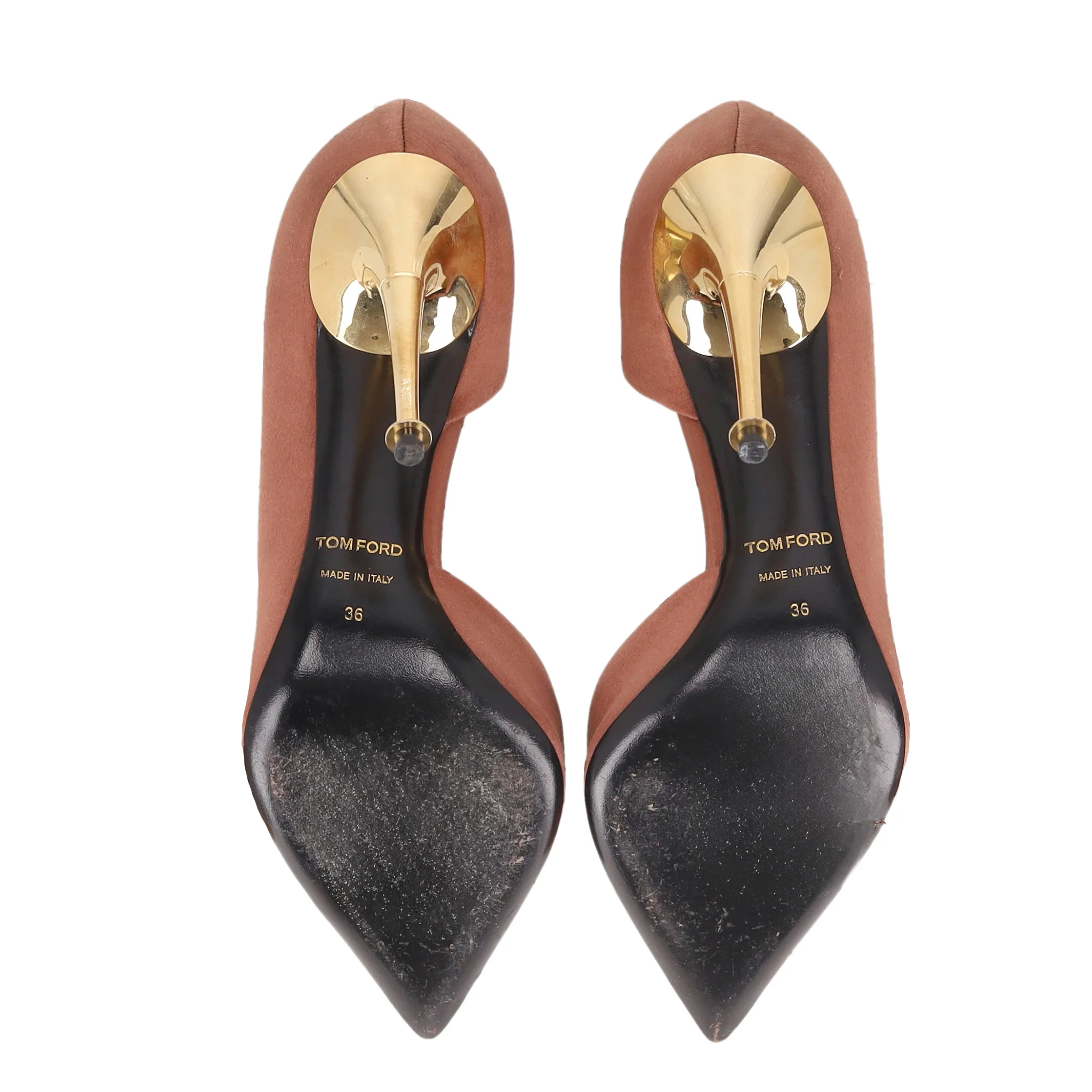 Tom Ford D'Orsay Satin Heels. Size 36 - Image 6