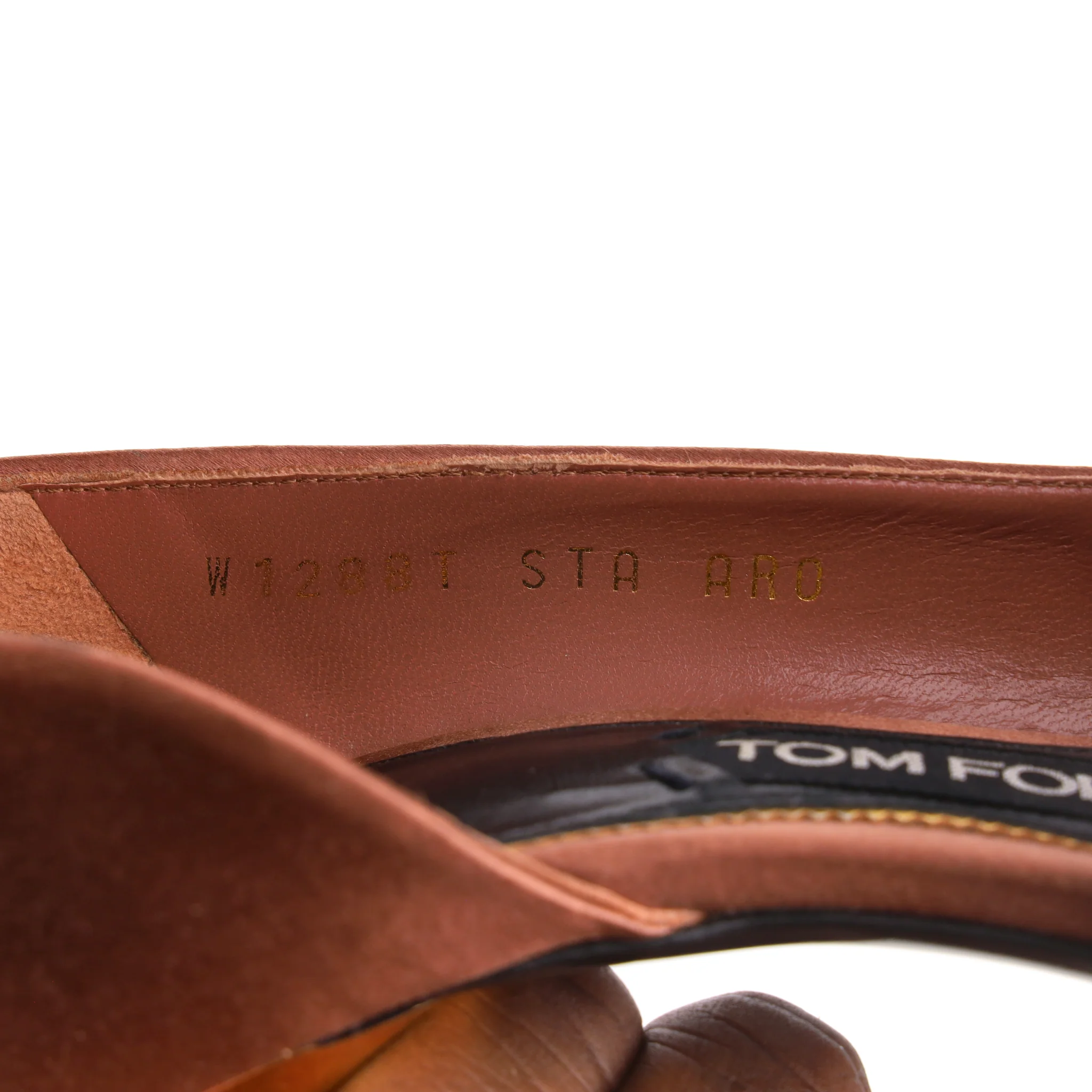 Tom Ford D'Orsay Satin Heels. Size 36 - Image 8