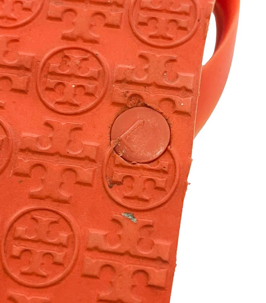 Tory Burch Rubber Flip Flop Sandals. Size L - Image 6