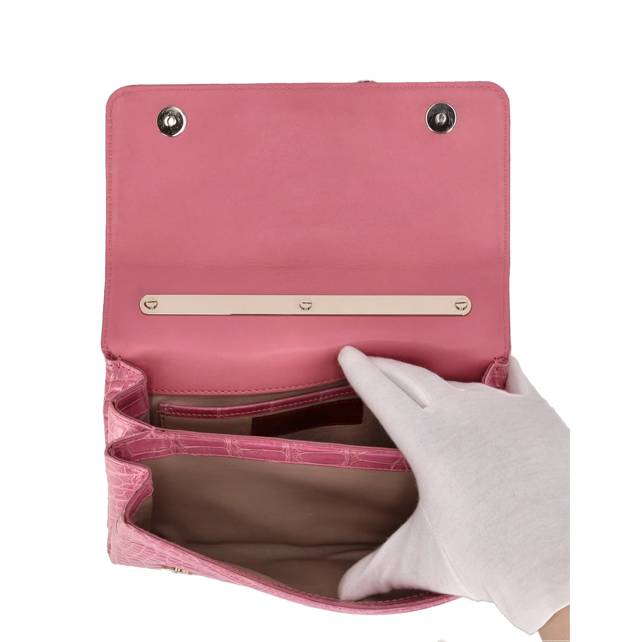 Valentino Crocodile Skin Va Va Voom Bag - Image 6