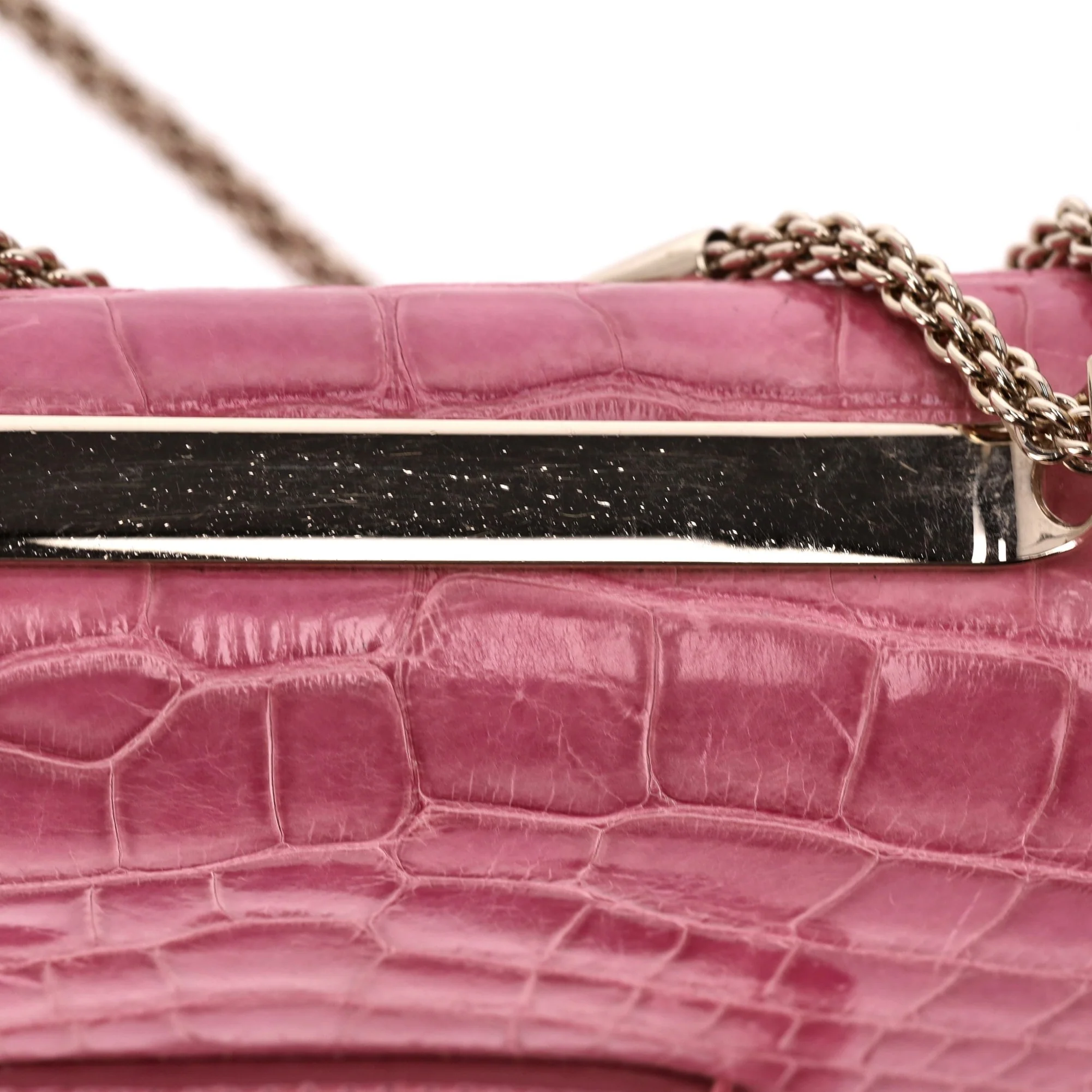 Valentino Crocodile Skin Va Va Voom Bag - Image 8
