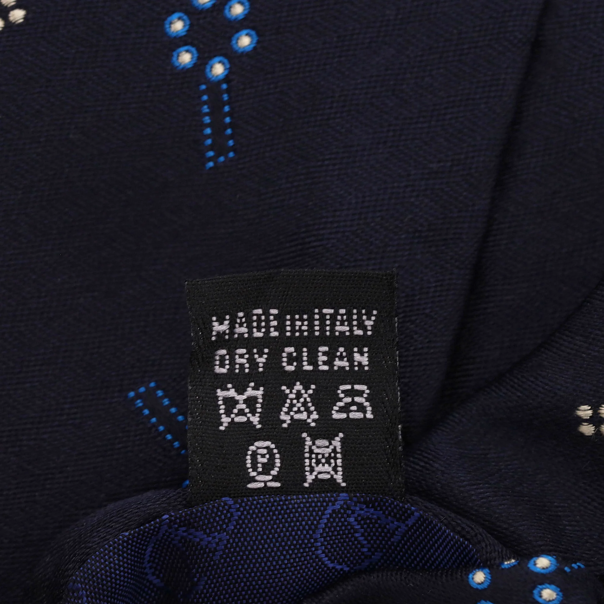 Valentino Embroidered Silk Tie - Image 9