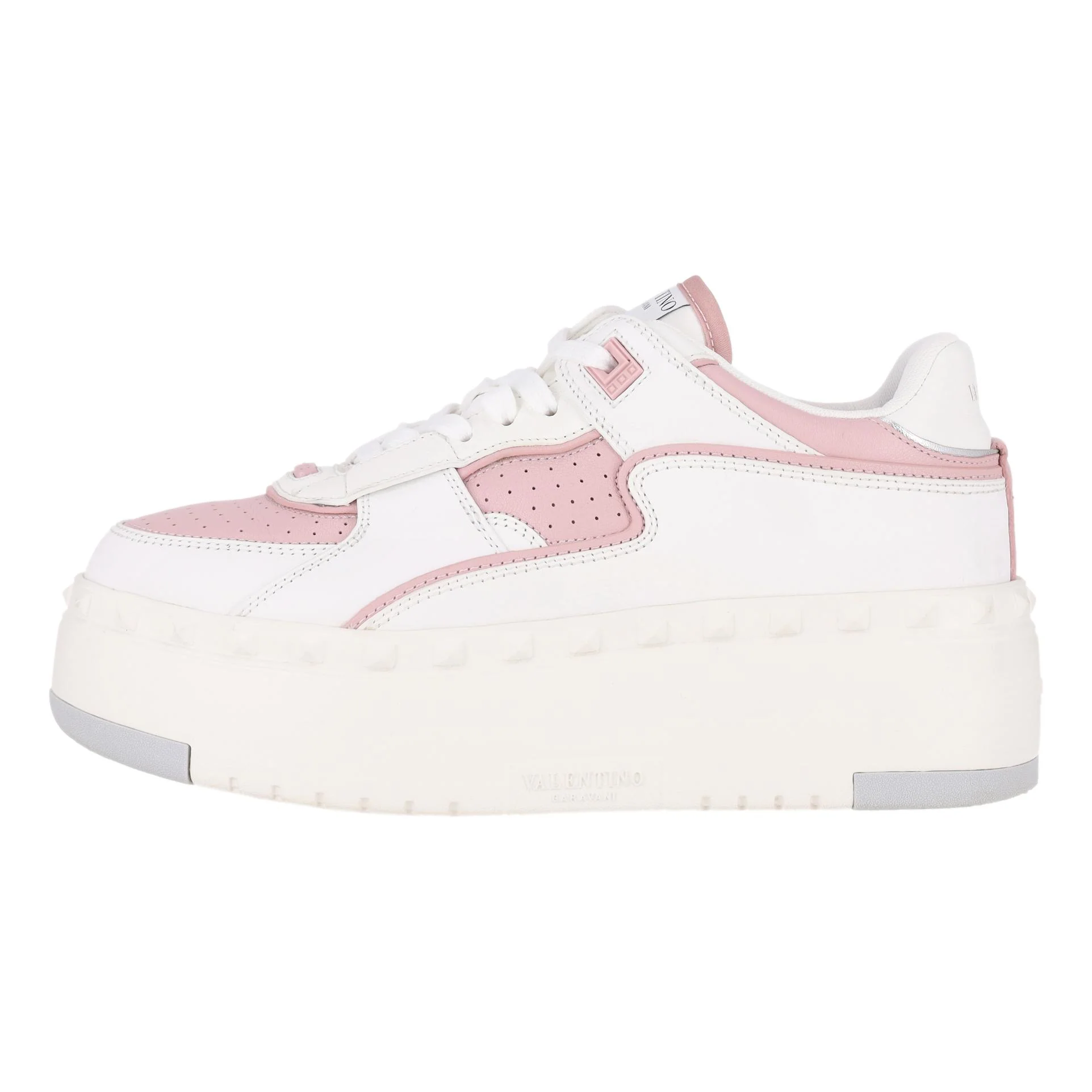 Valentino Garavani Freedots XL Leather Platform Sneakers. Size 37