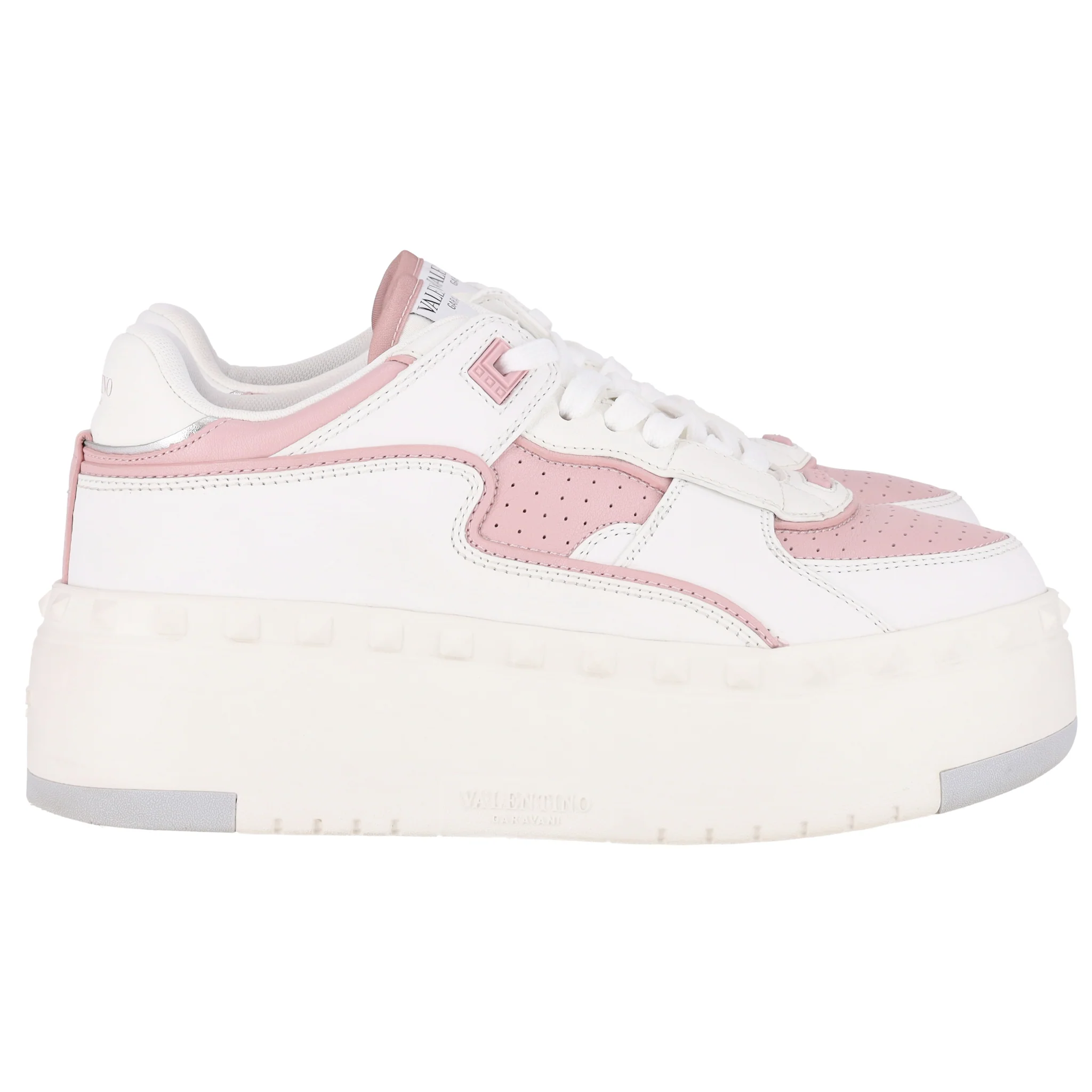 Valentino Garavani Freedots XL Leather Platform Sneakers. Size 37 - Image 4