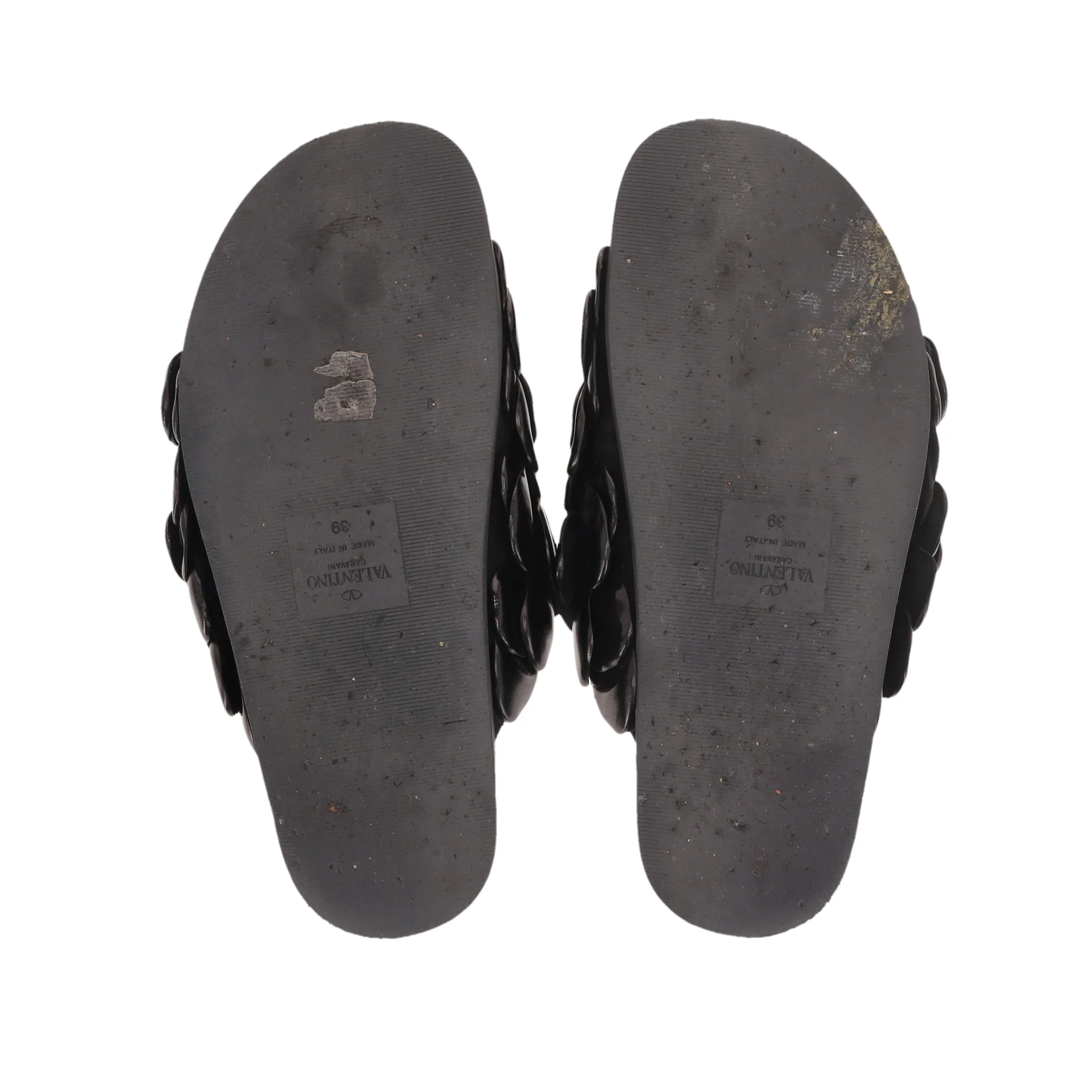 Valentino Garavani Rose Edition Leather Mule Sandals. Size 39 - Image 6