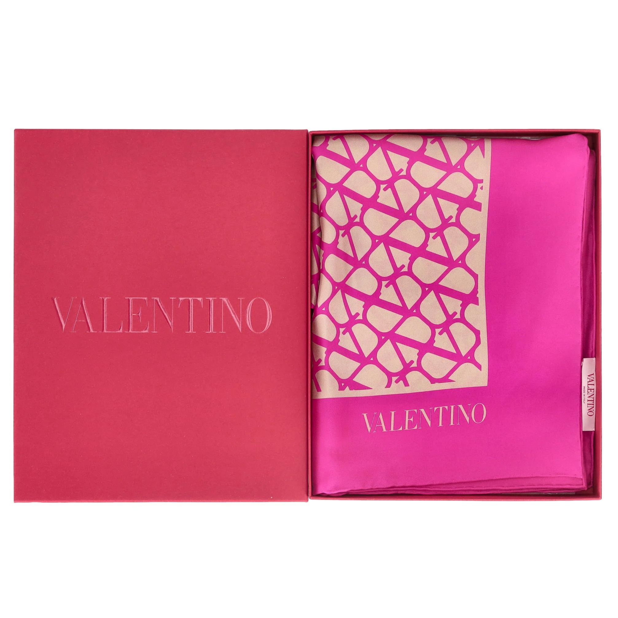 Valentino Garavani 'V' Logo 'Toile Iconographe' Silk Scarf - Image 3