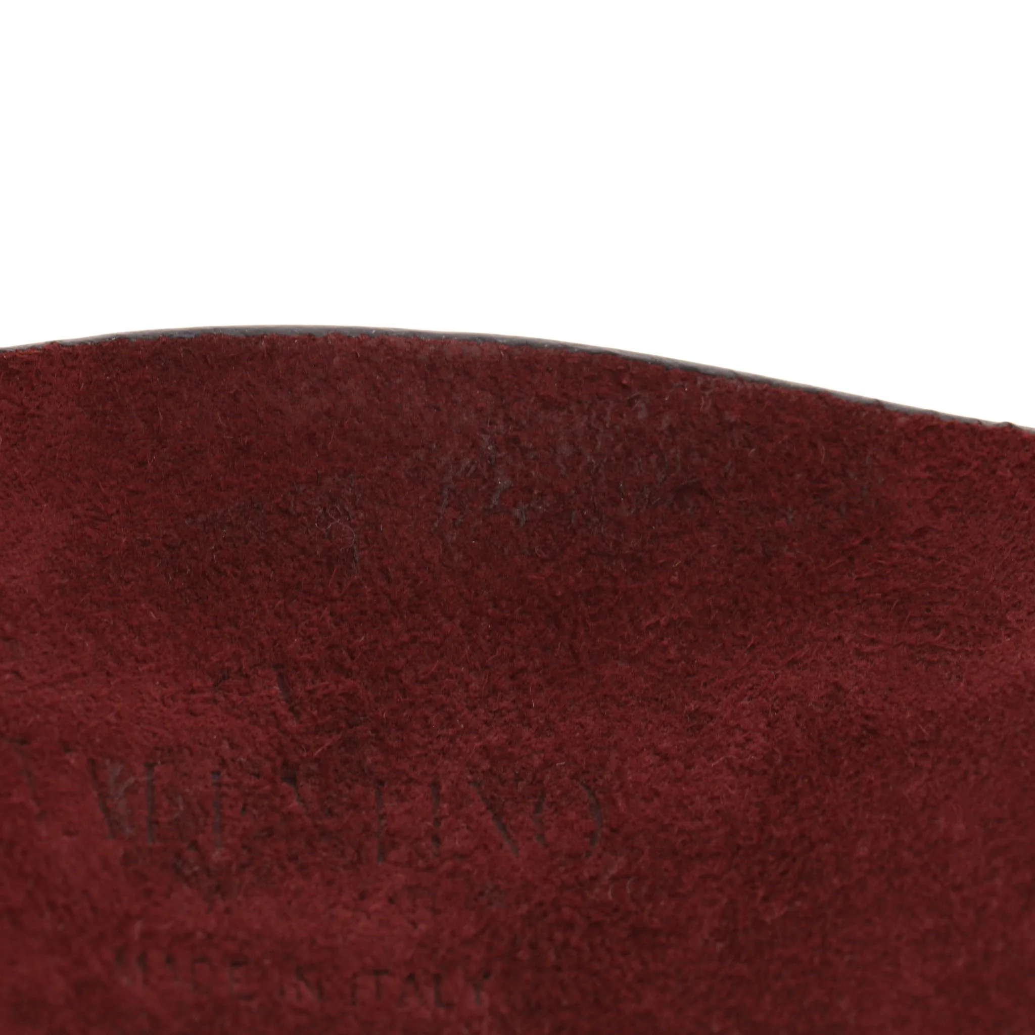 Valentino Leather Headband With Gryphon Stud Medallions - Image 9