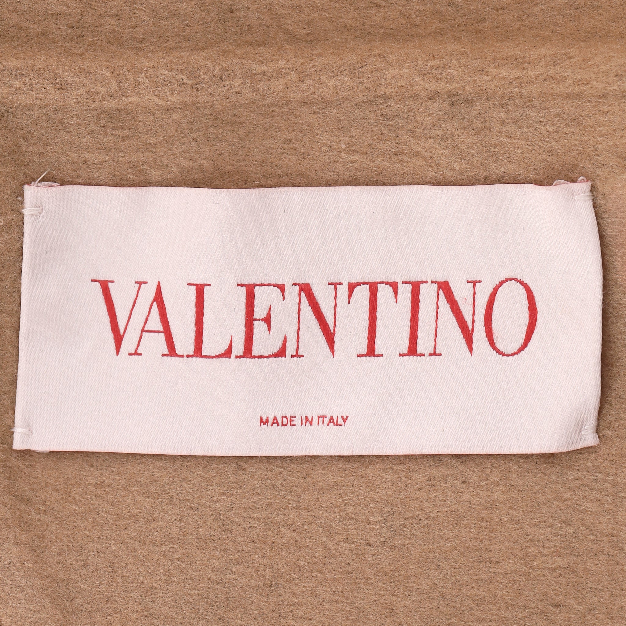 Valentino Monogram Print Virgin Wool Reversible Coat. Size 38IT - Image 8