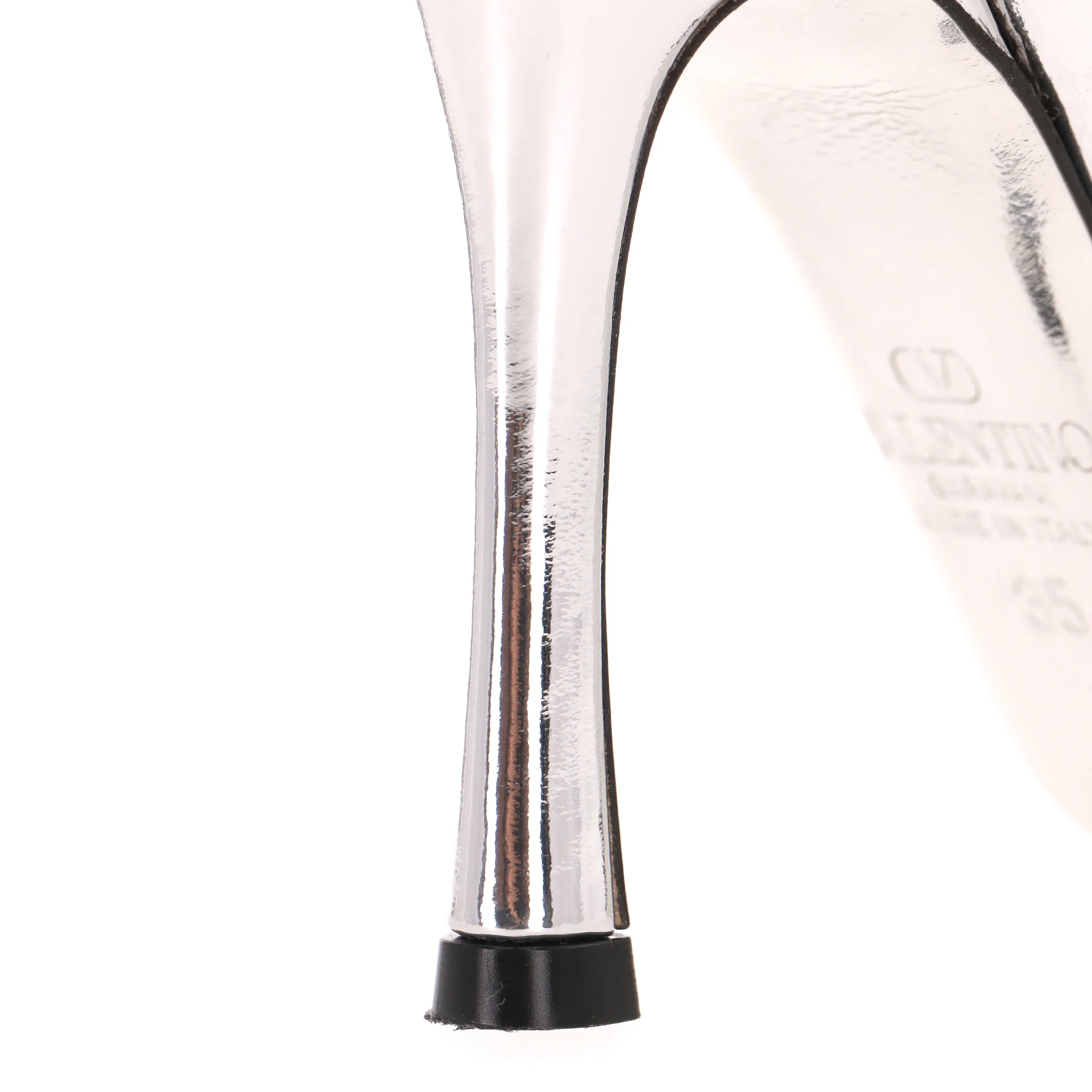 Valentino Nite-Out Mirrored Leather Pumps. Size 35 - Image 7