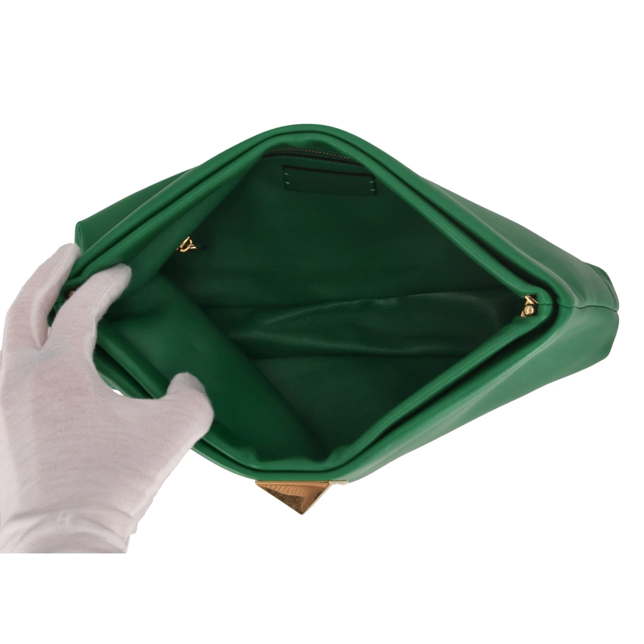 Valentino One Stud Leather Clutch Bag - Image 5
