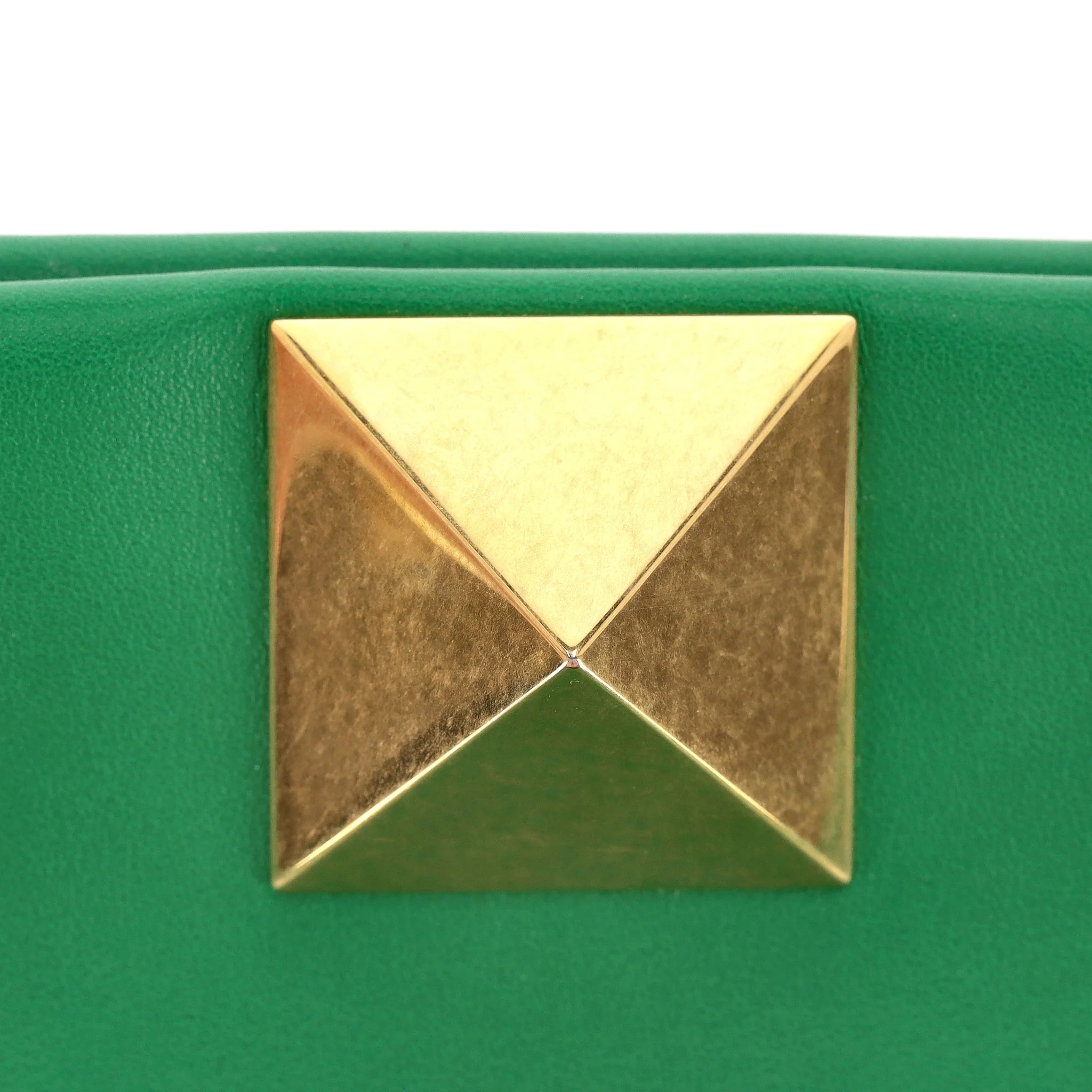 Valentino One Stud Leather Clutch Bag - Image 6