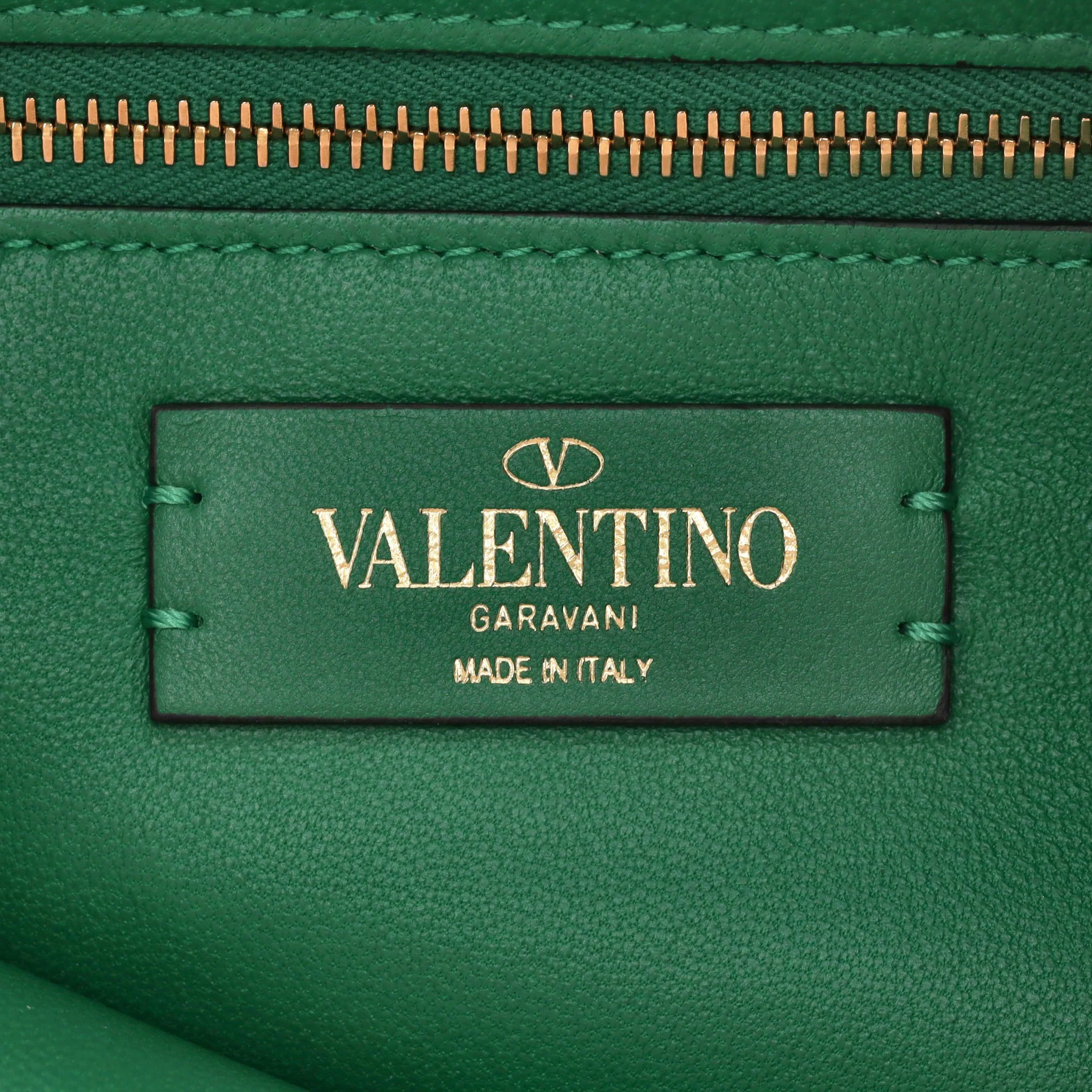 Valentino One Stud Leather Clutch Bag - Image 7