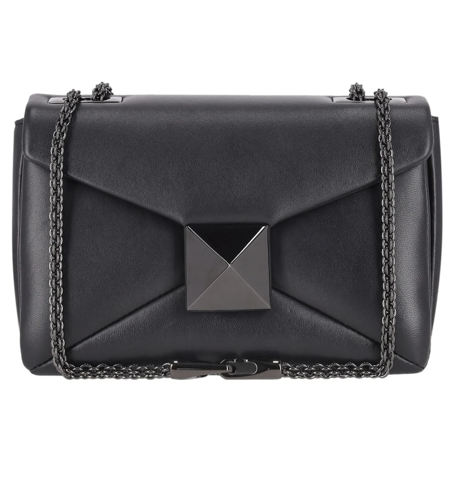 Valentino One Stud Quilted-Leather Shoulder/Crossbody Bag