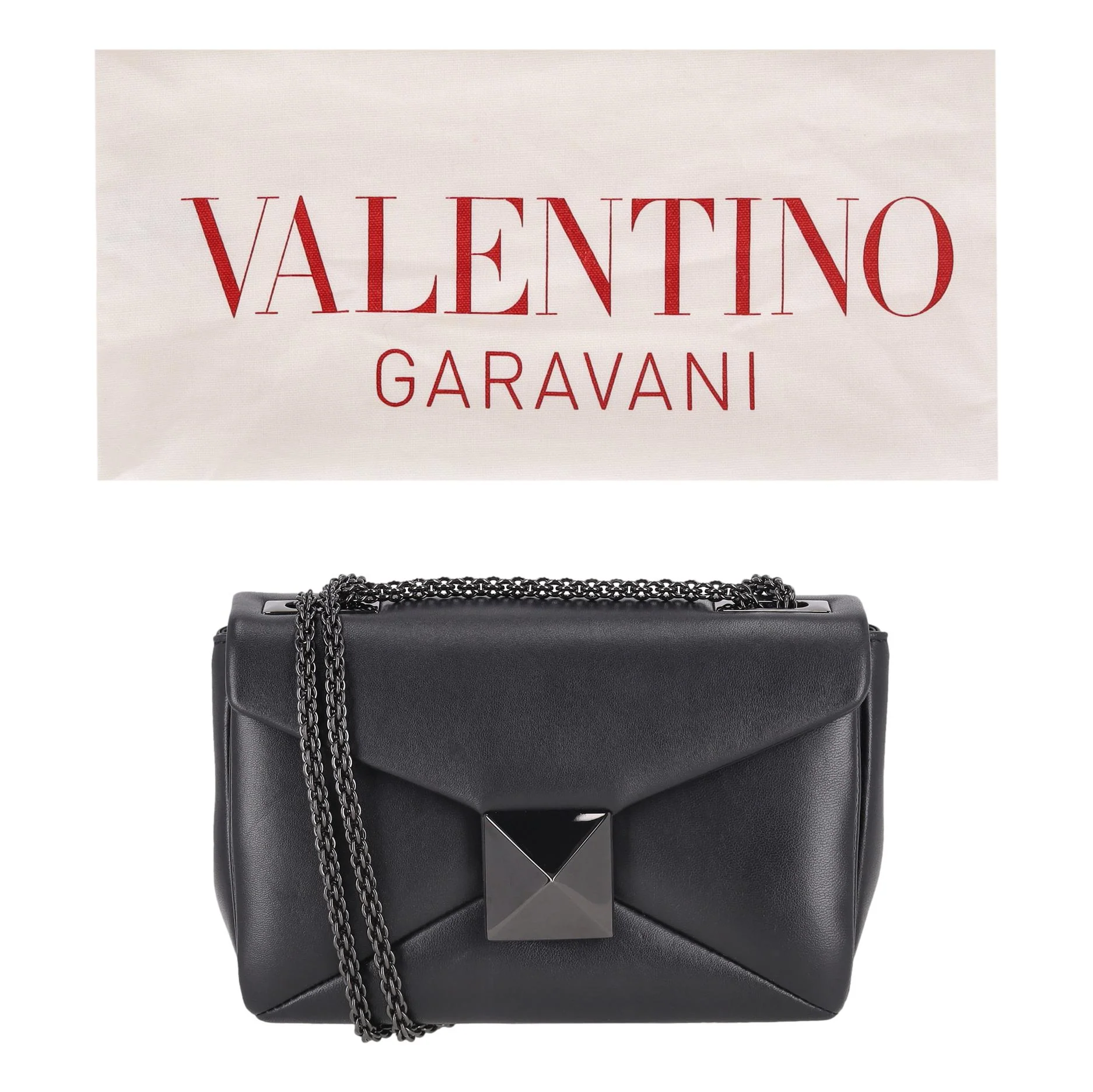 Valentino One Stud Quilted-Leather Shoulder/Crossbody Bag - Image 12