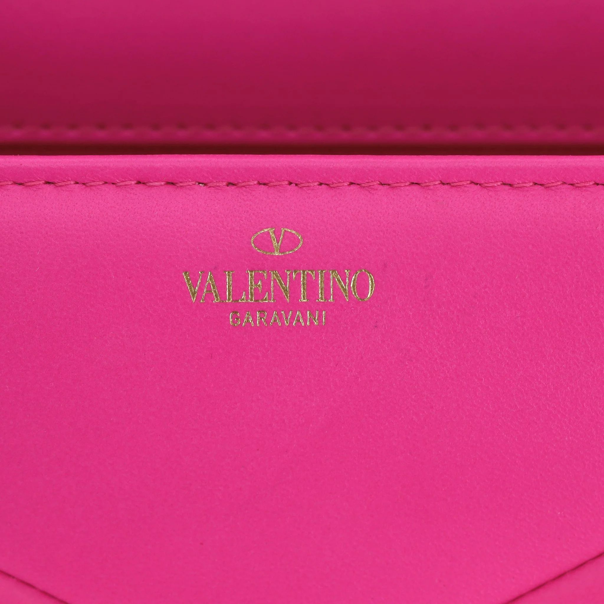 Valentino One Stud Small Leather Top Handle/Crossbody Bag - Image 10