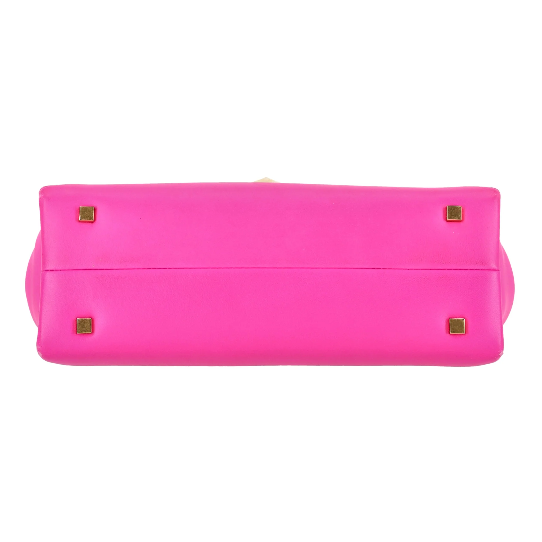 Valentino One Stud Small Leather Top Handle/Crossbody Bag - Image 5