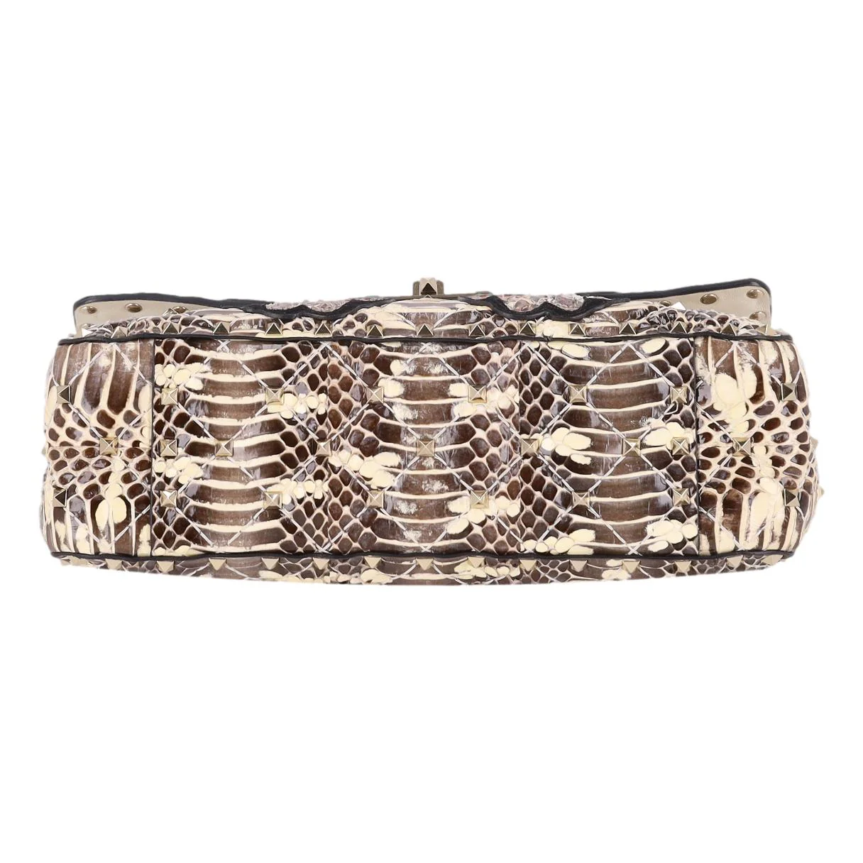 Valentino Rockstud Butterfly Water Snakeskin Crossbody Bag - Image 6
