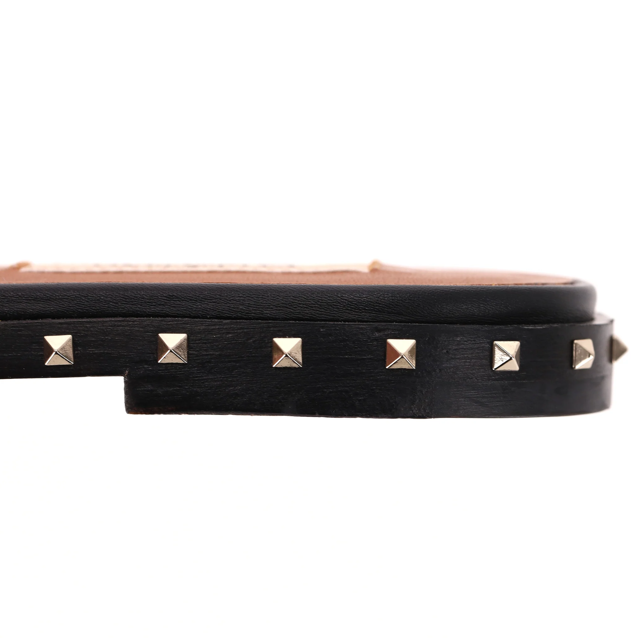Valentino Rockstud Leather Slide Sandals. Size 37.5 - Image 7