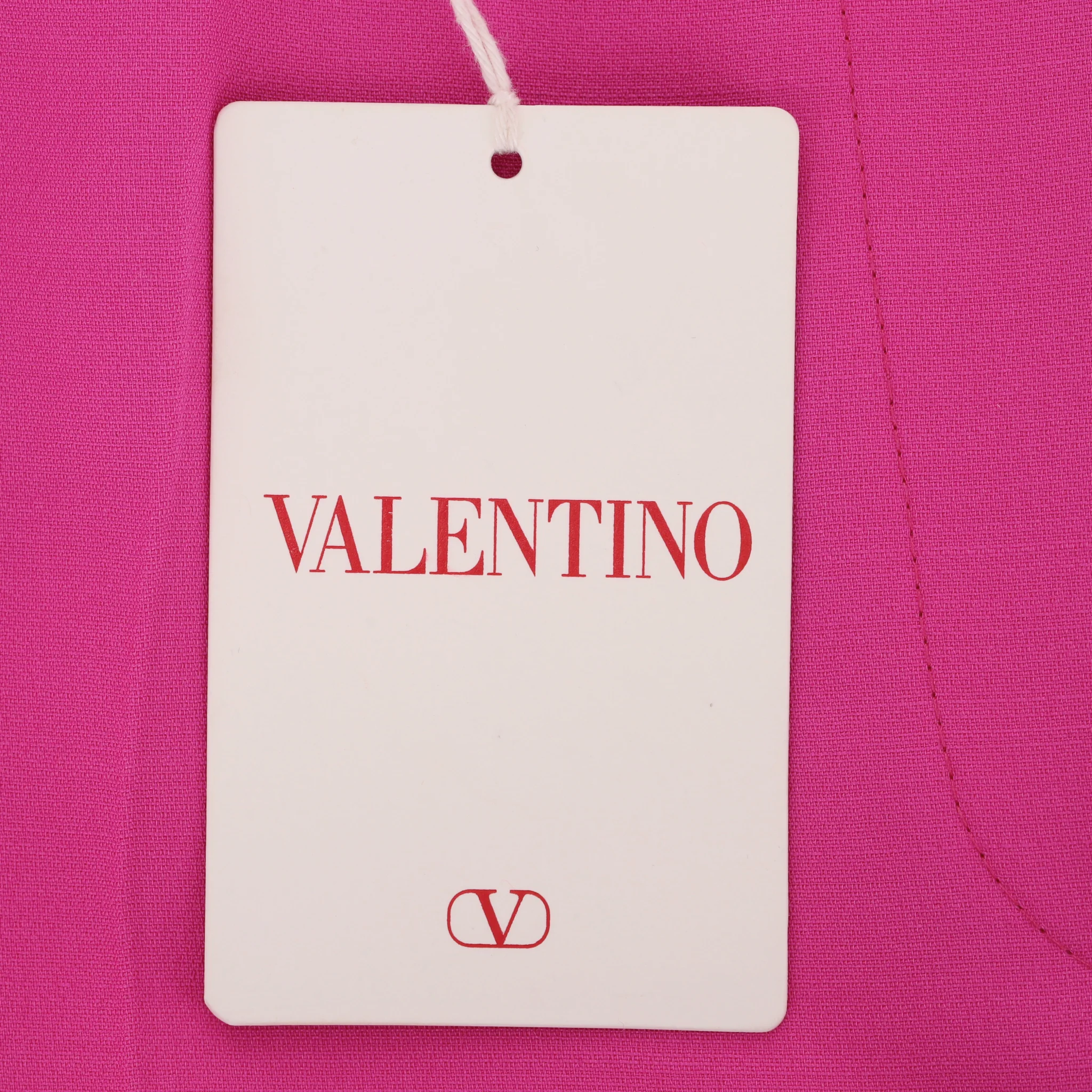 Valentino Tailored Straight-Leg Virgin Wool & Silk Blend Trousers. Size 38IT - Image 7