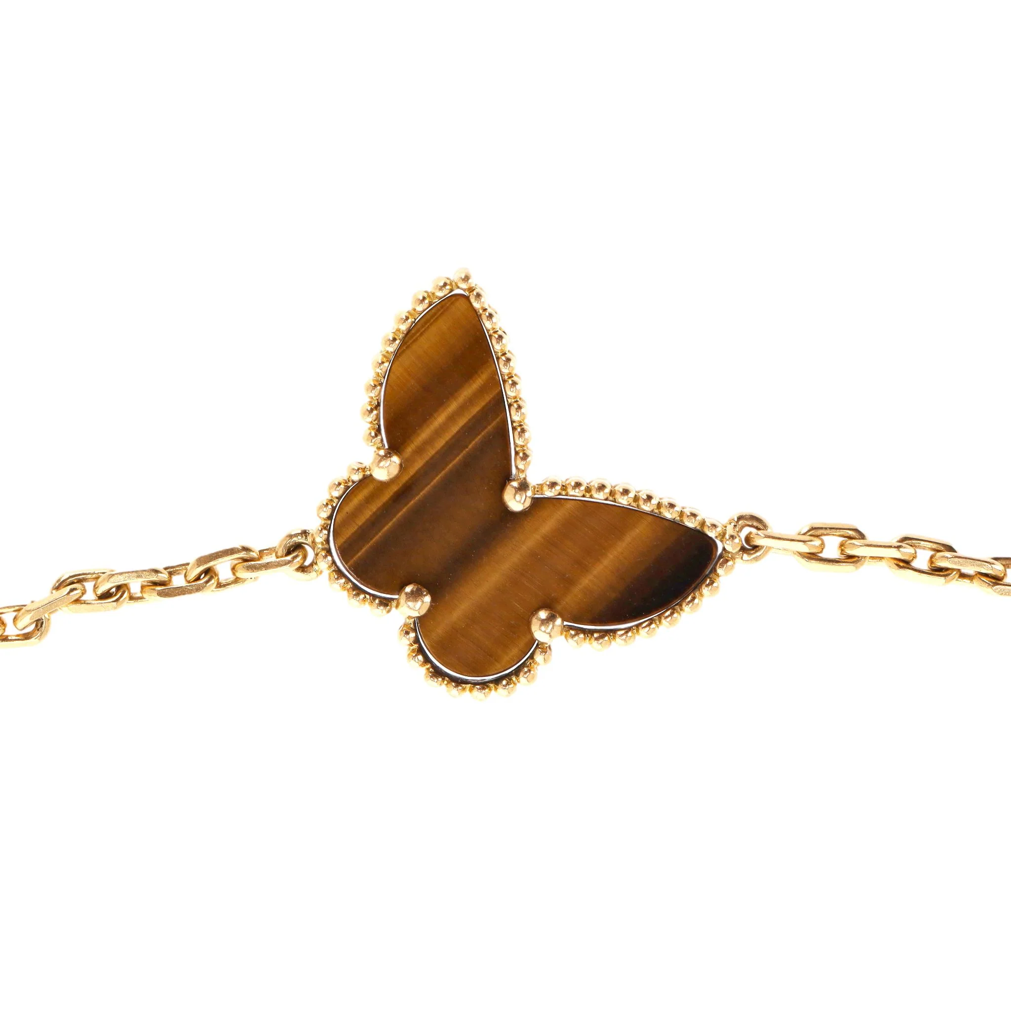 Van Cleef & Arpels Lucky Alhambra Bracelet With Four Motifs Set in 18K Yellow Gold - Image 5