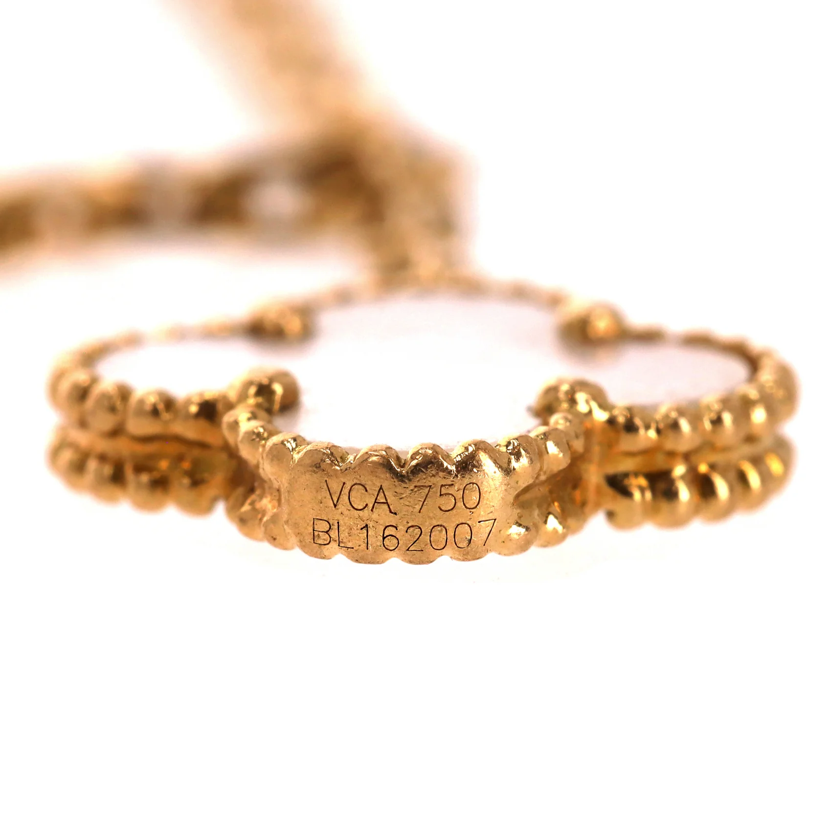 Van Cleef & Arpels Lucky Alhambra Bracelet With Four Motifs Set in 18K Yellow Gold - Image 6