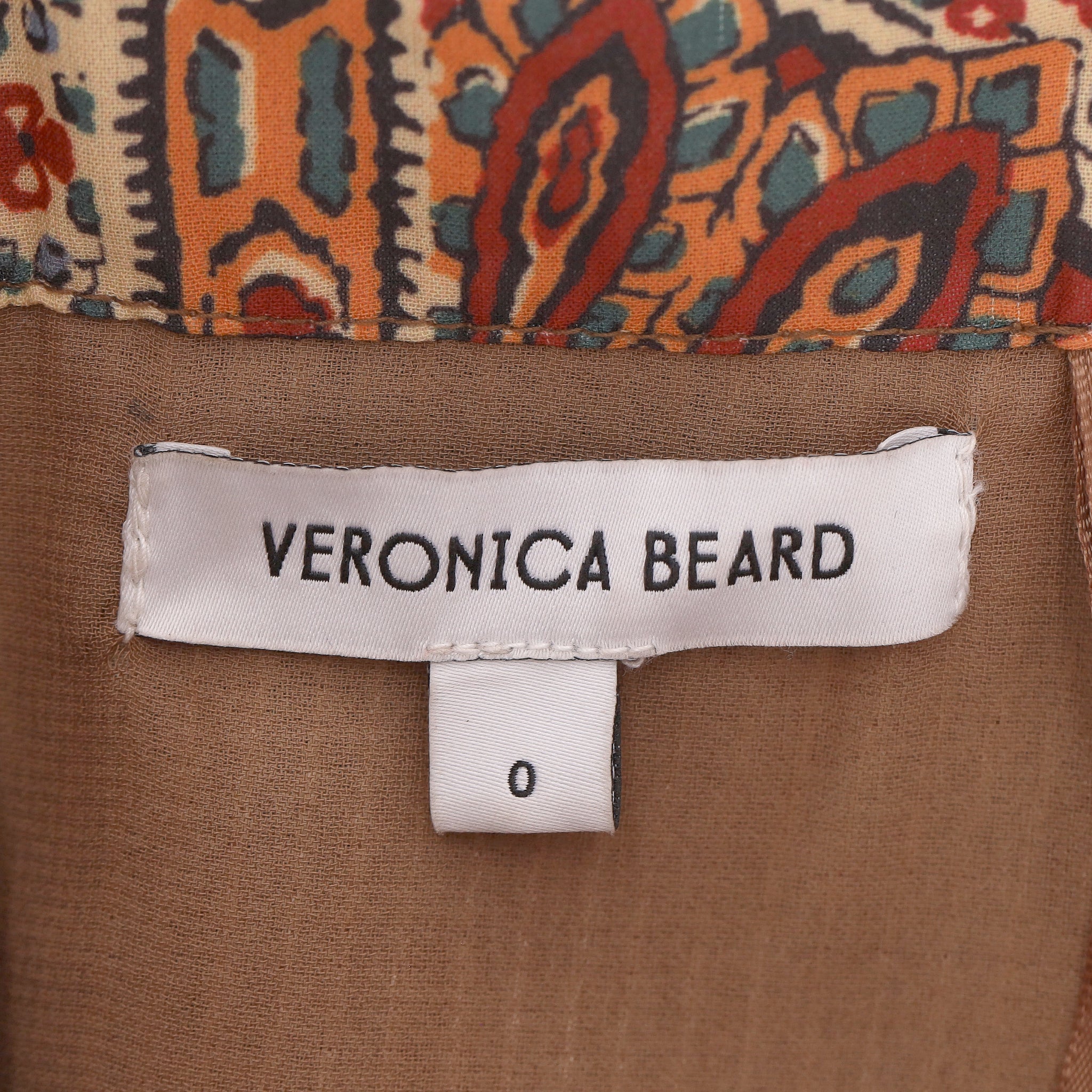 Veronica Beard Printed Sequin Sleeveless Midi-Dress. Size 0US - Image 7
