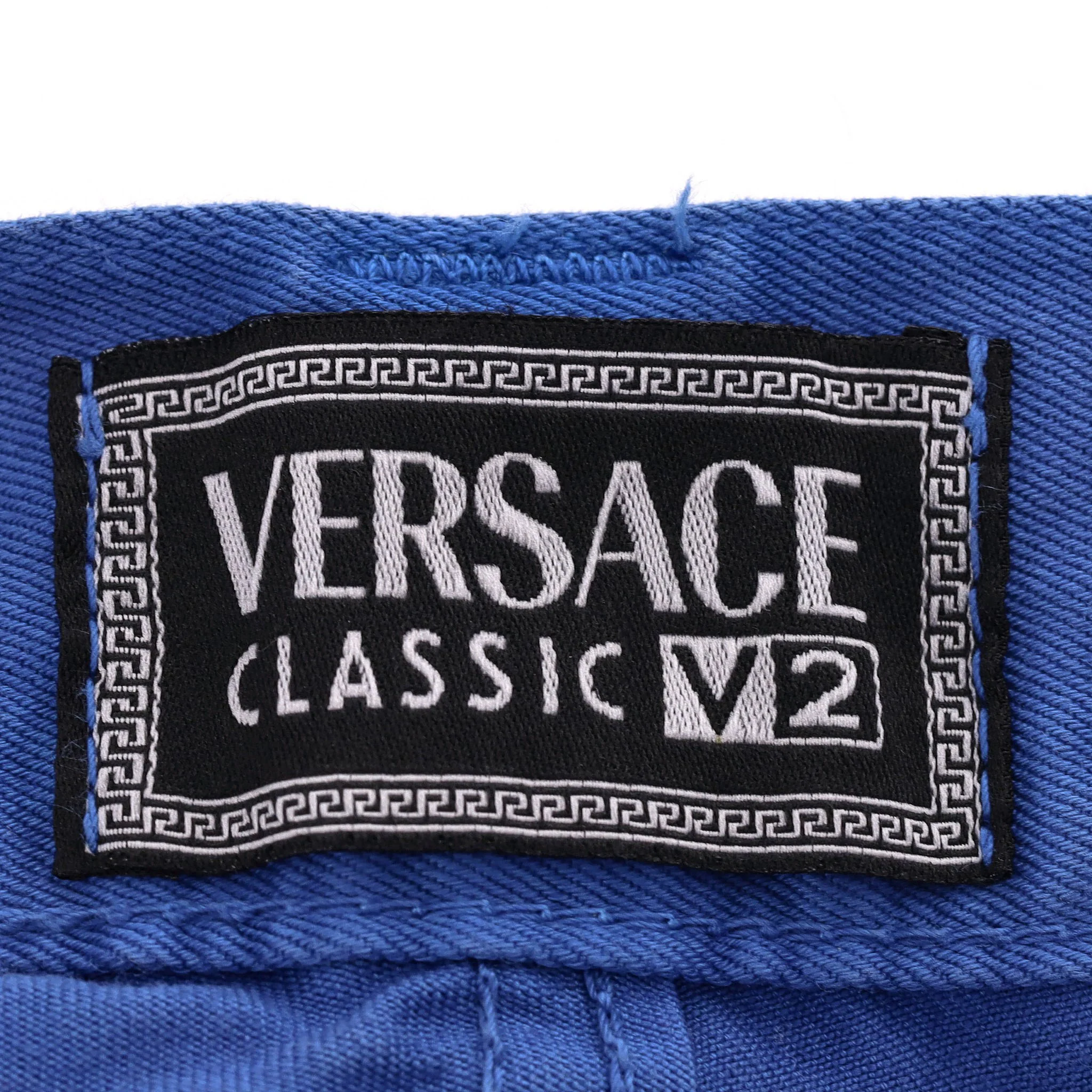 Versace Classic V2 Cotton Denim Trousers. Size 31 - Image 7