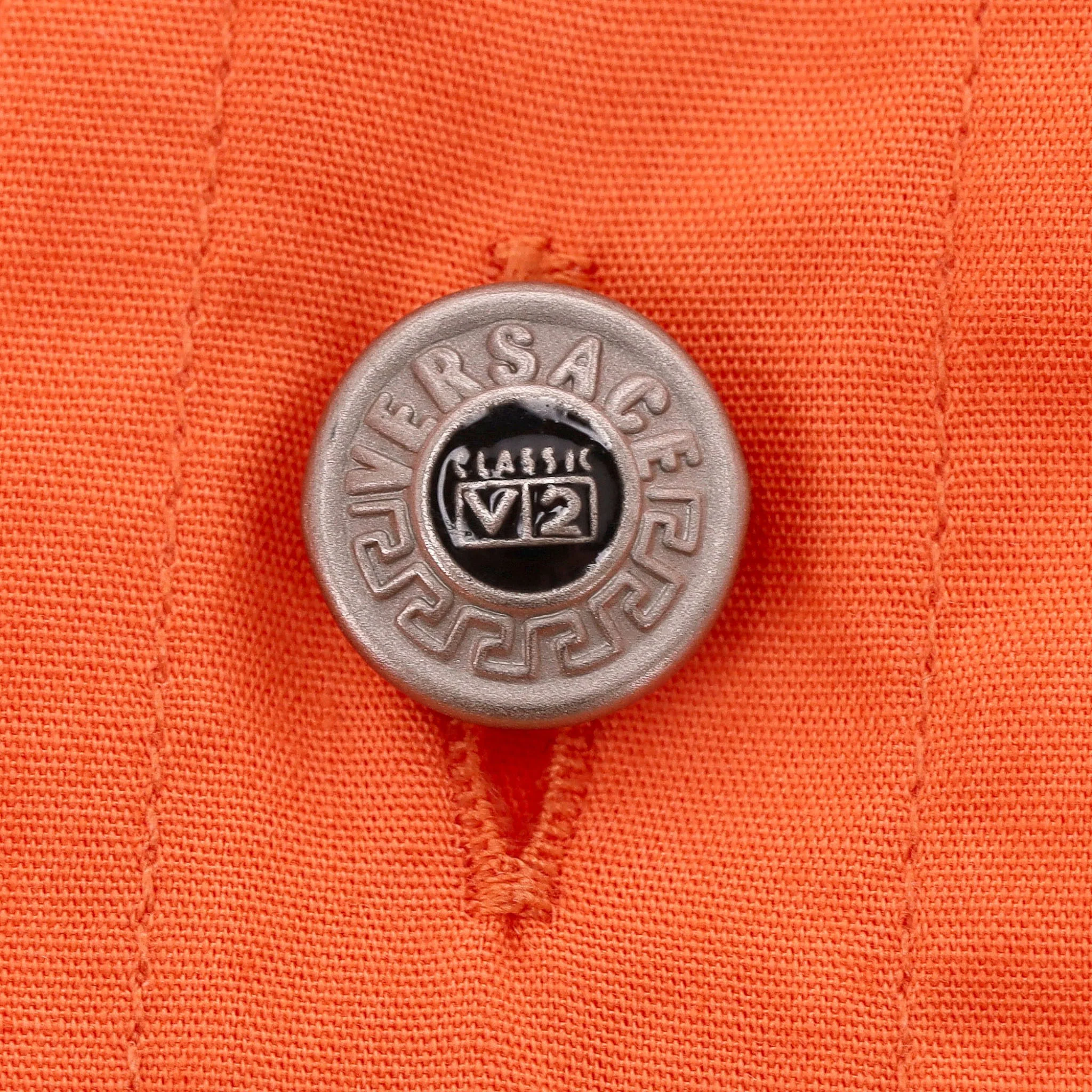 Versace Classic V2 Logo Cotton Shirt. Size S - Image 6