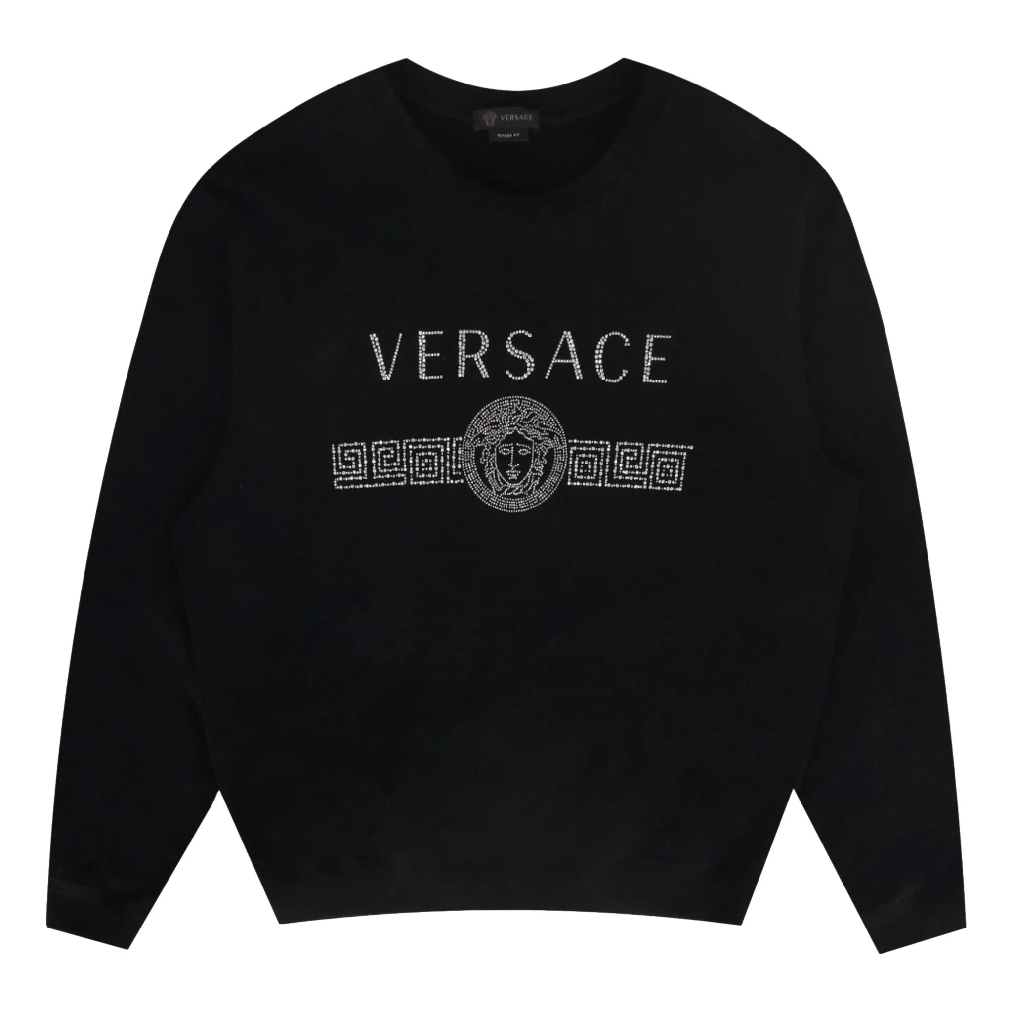 Versace Crystal Medusa Logo Cotton Sweatshirt. Size 3XL