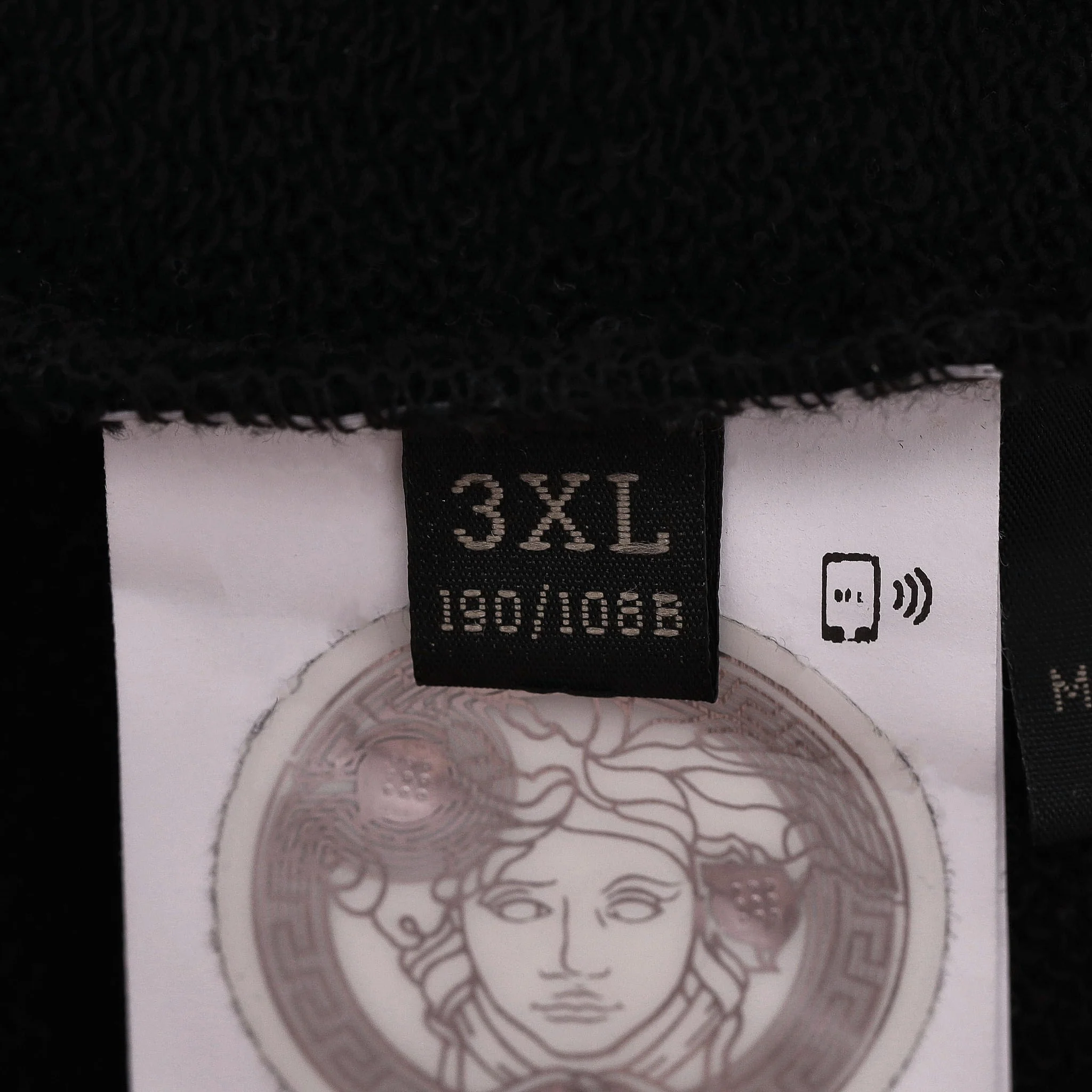 Versace Crystal Medusa Logo Cotton Sweatshirt. Size 3XL - Image 7