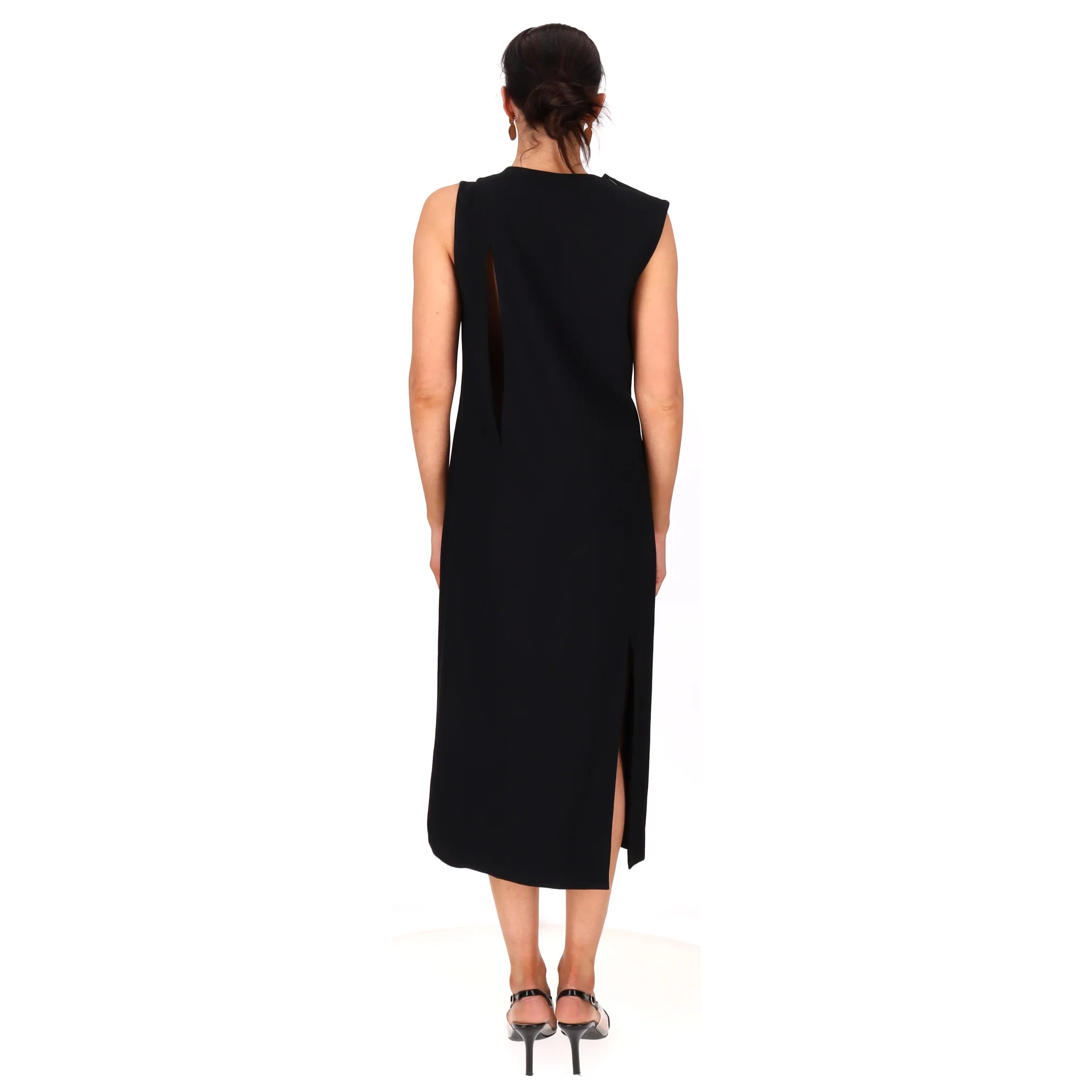 Versace Cut-Out Detail Midi Dress. Size 42IT - Image 4