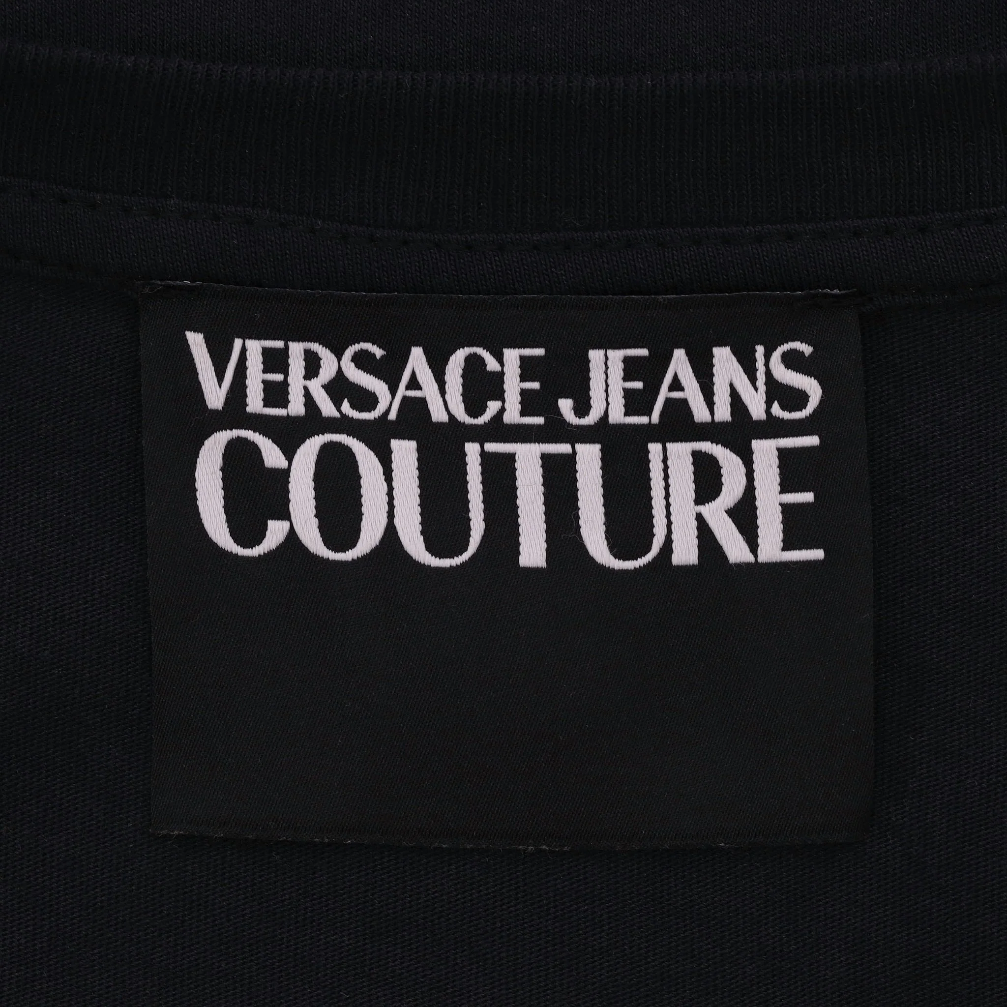 Versace Jeans Couture Baroque Logo Print Cotton T-Shirt. Size XXXL - Image 5